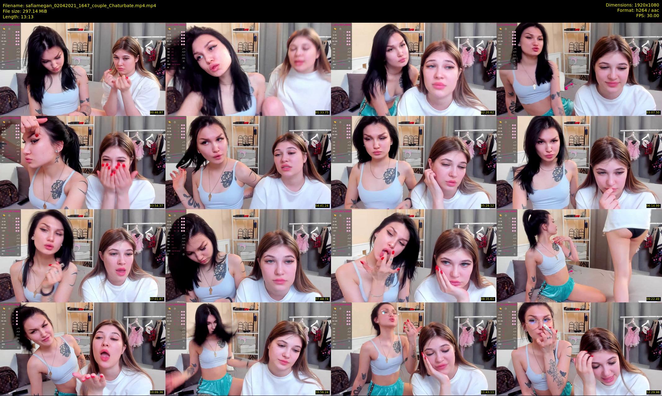 safiamegan — 14 minute Chaturbate couple cam show recording, 1080p, Apr 2, 2021