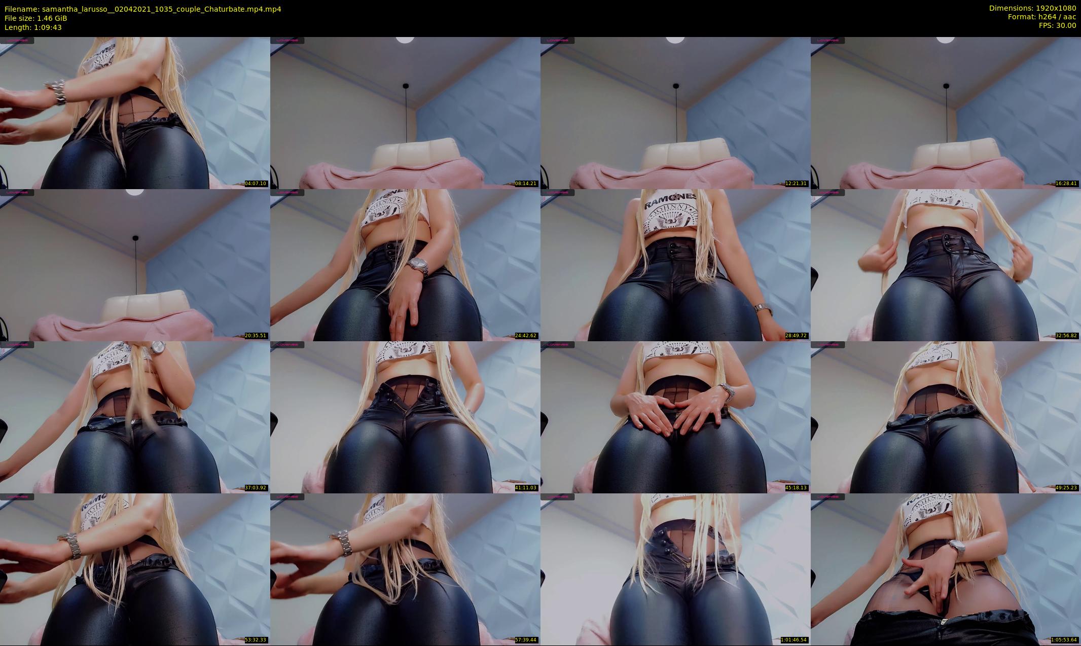 samantha_larusso_ — 70 minute Chaturbate couple cam show recording, 1080p, Apr 2, 2021
