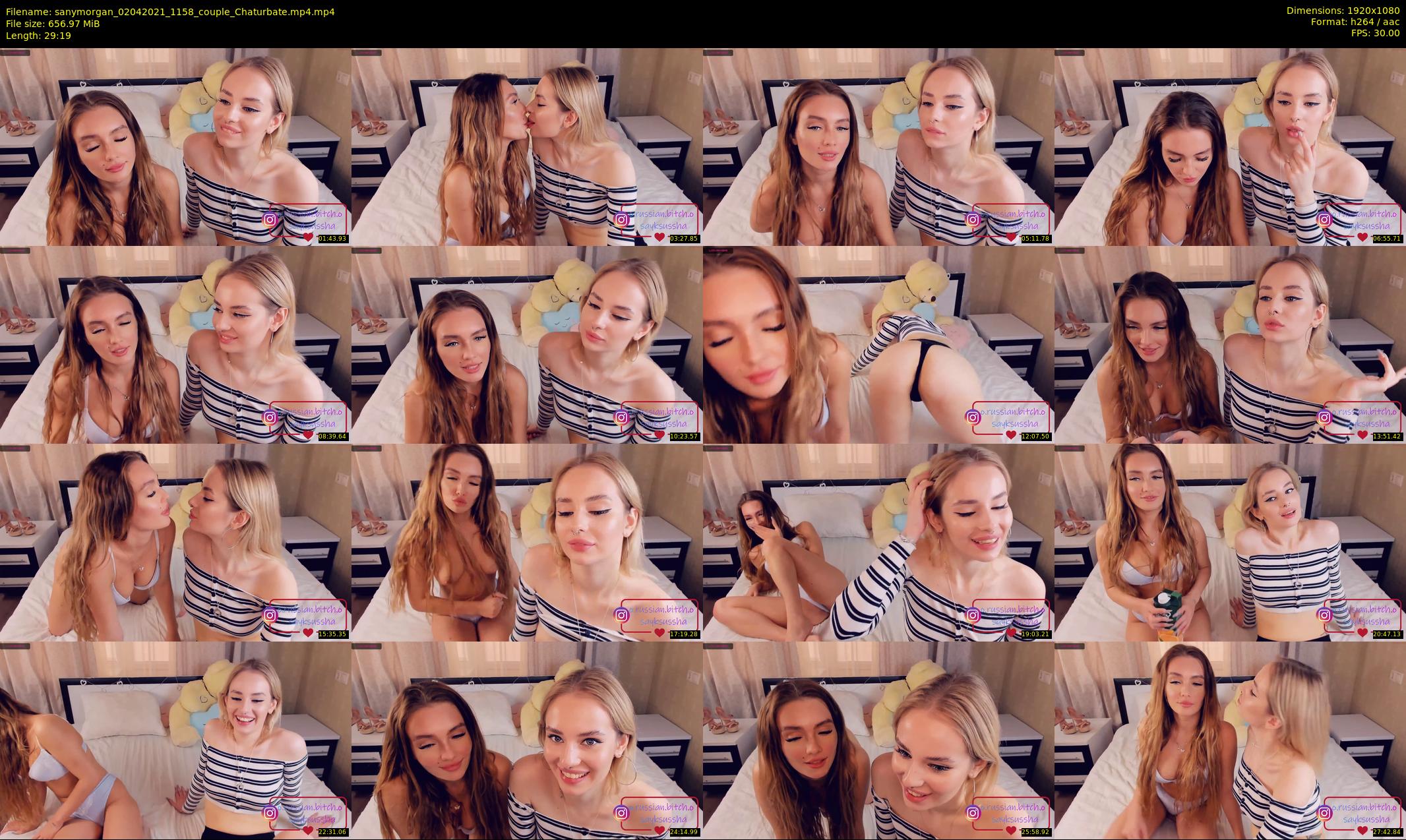 sanymorgan — 30 minute Chaturbate couple cam show recording, 1080p, Apr 2, 2021