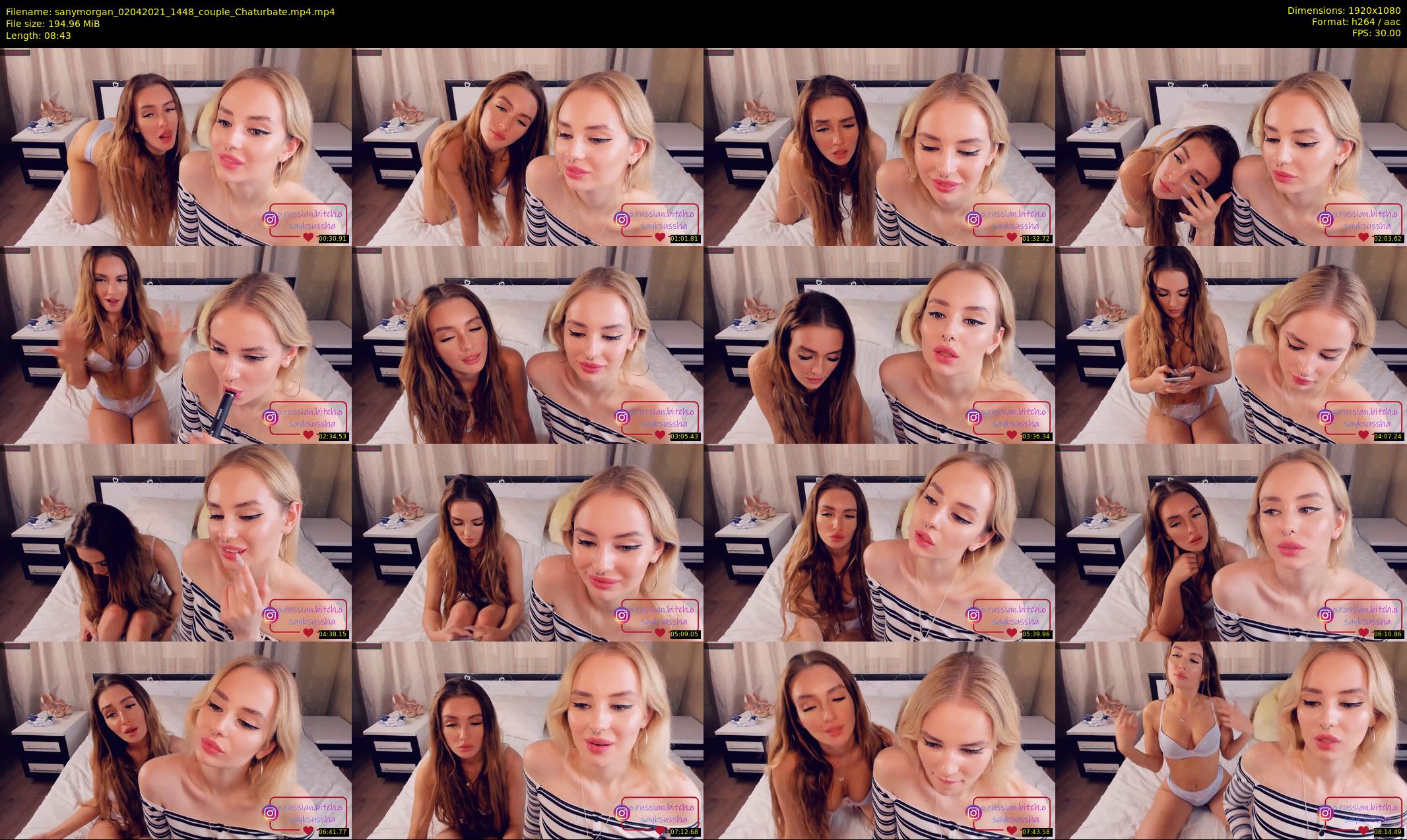 sanymorgan — 9 minute Chaturbate couple cam show recording, 1080p, Apr 2, 2021