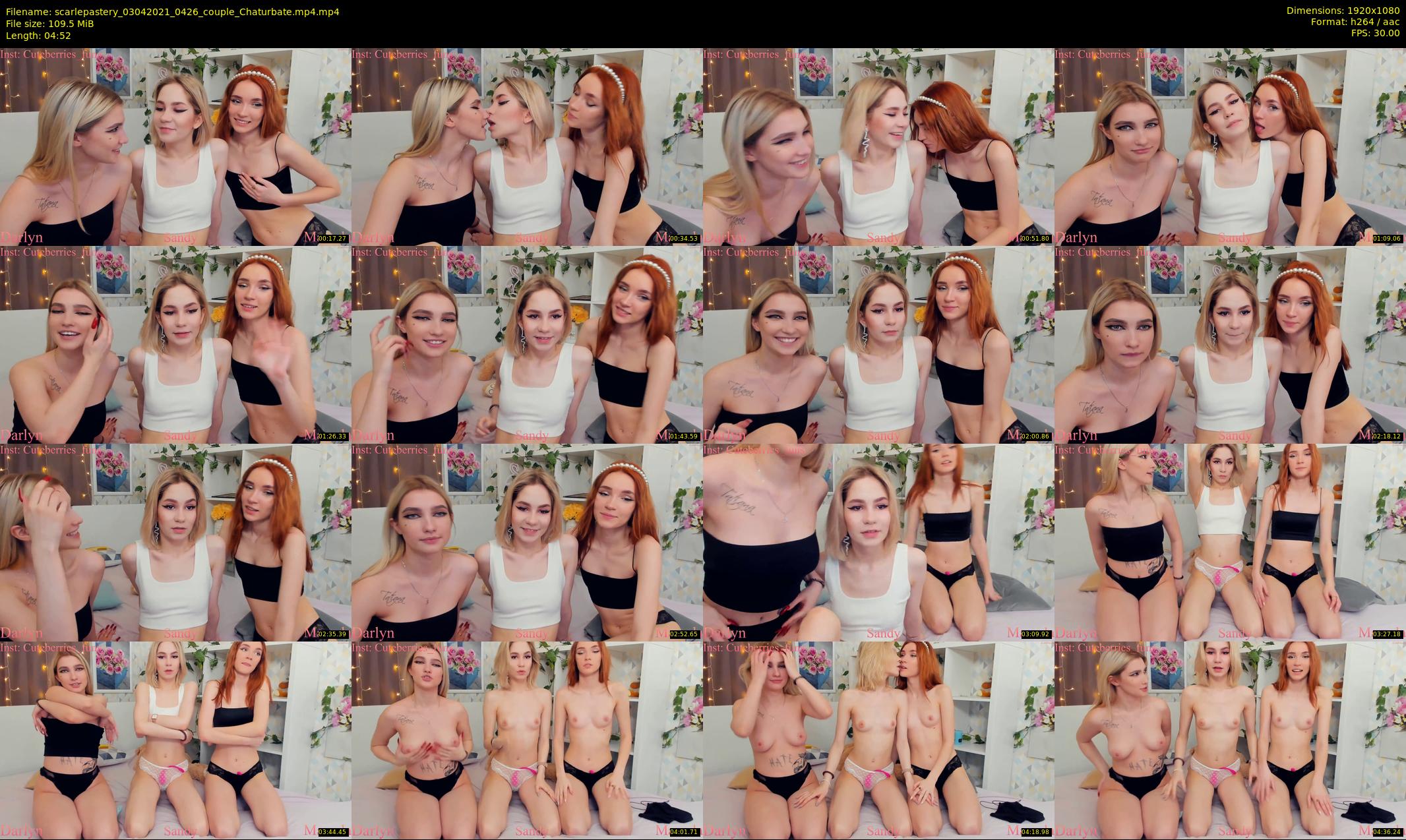 scarlepastery — 5 minute Chaturbate couple cam show recording, 1080p, Apr 3, 2021