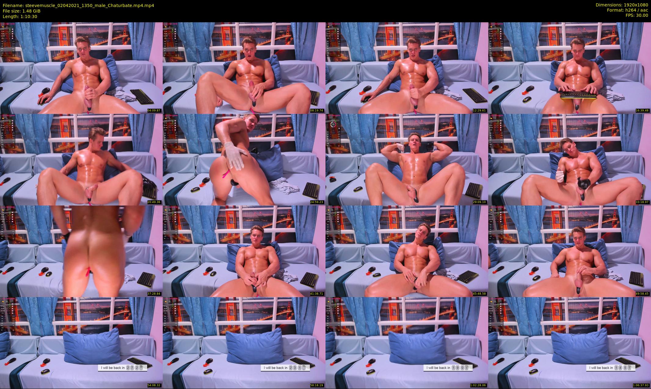 steevemuscle — 71 minute Chaturbate male cam show recording, 1080p, Apr 2, 2021