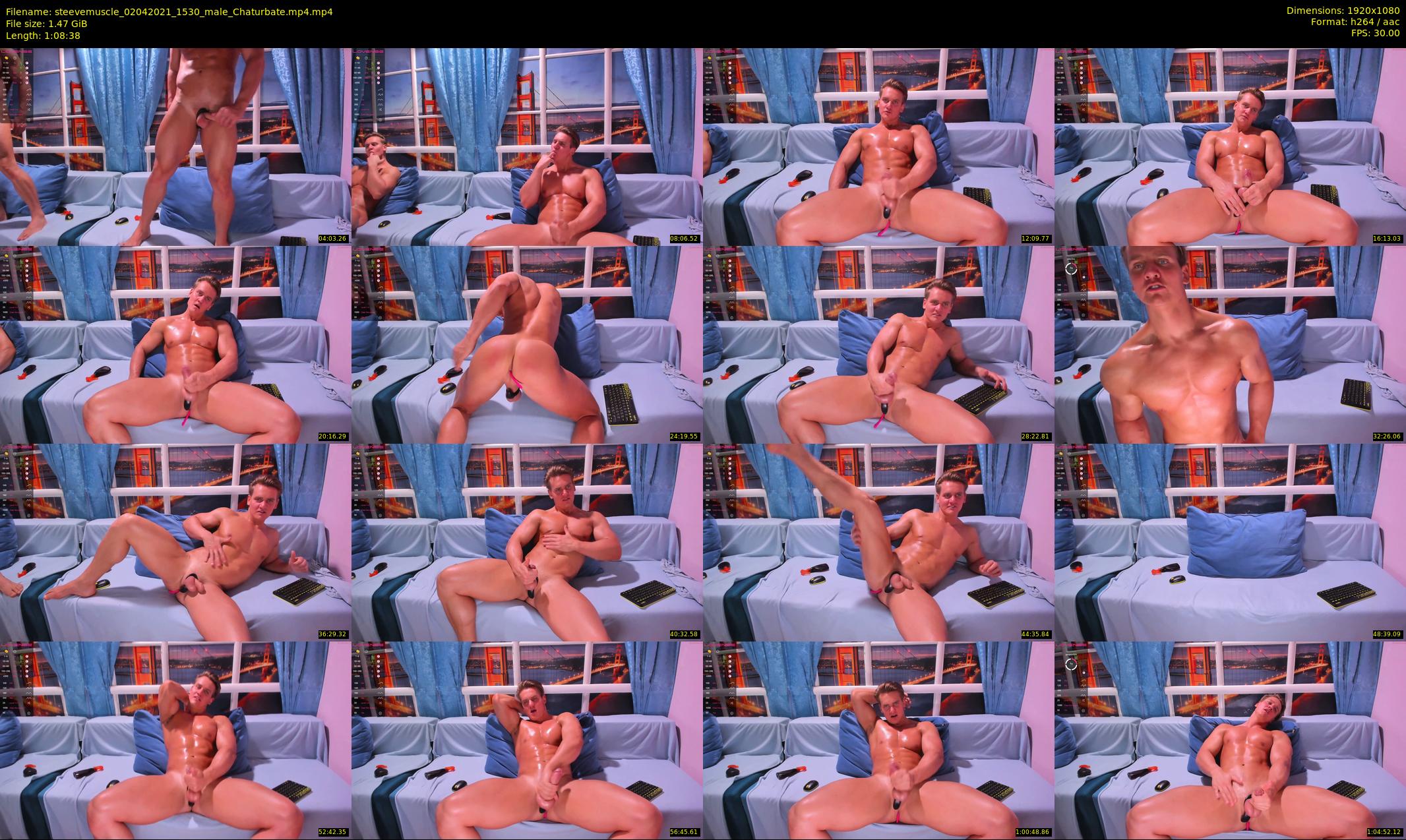 steevemuscle — 69 minute Chaturbate male cam show recording, 1080p, Apr 2, 2021