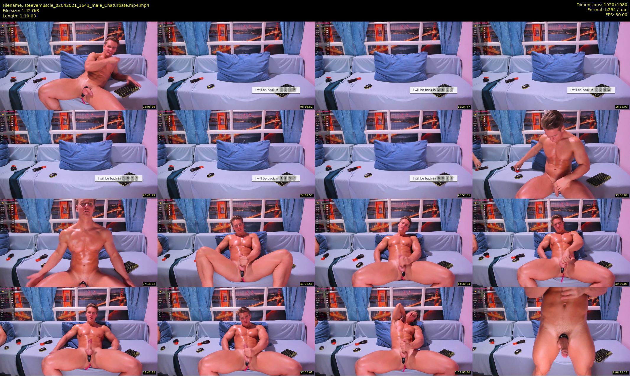 steevemuscle — 71 minute Chaturbate male cam show recording, 1080p, Apr 2, 2021