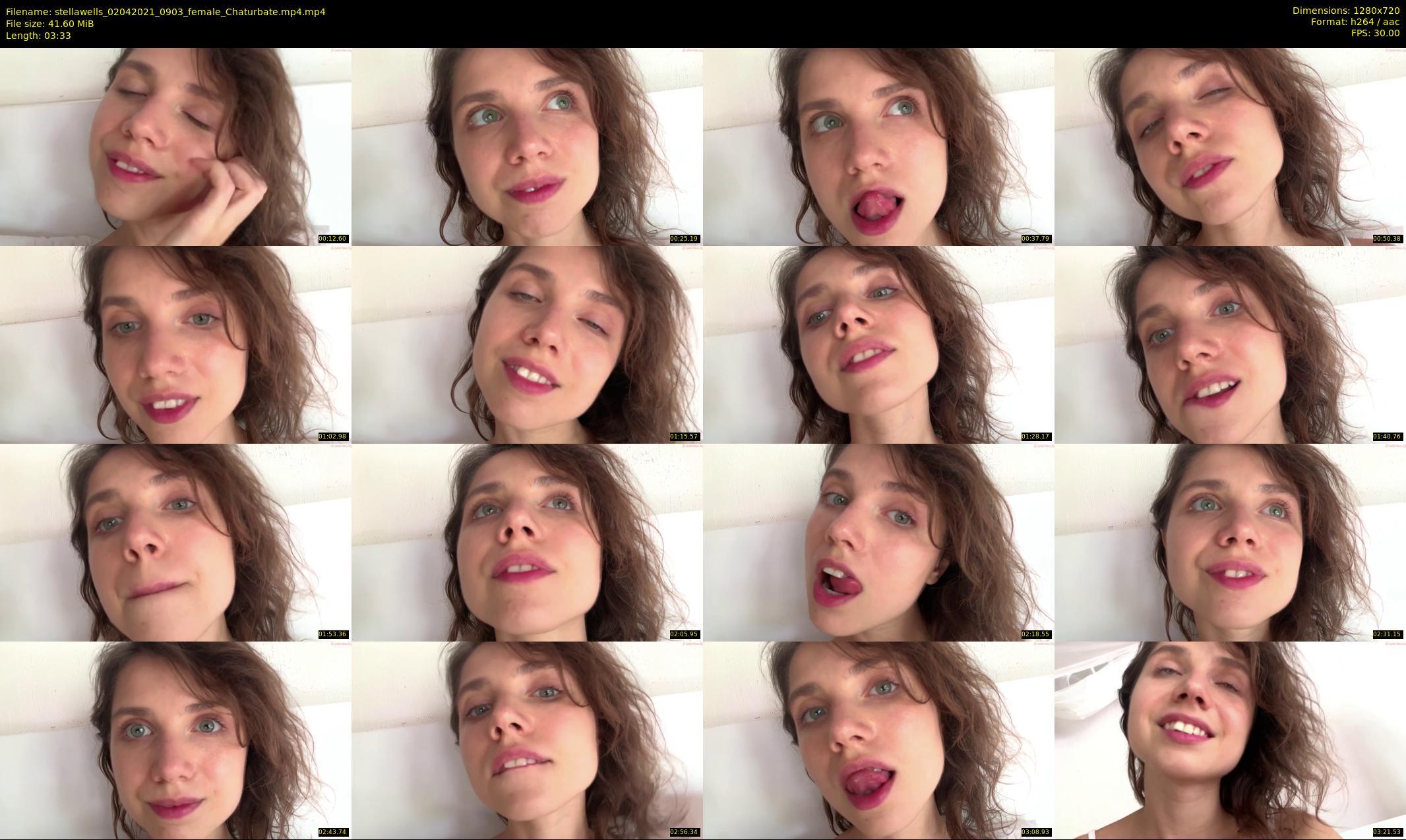 stellawells — 4 minute Chaturbate female cam show recording, 720p, Apr 2, 2021