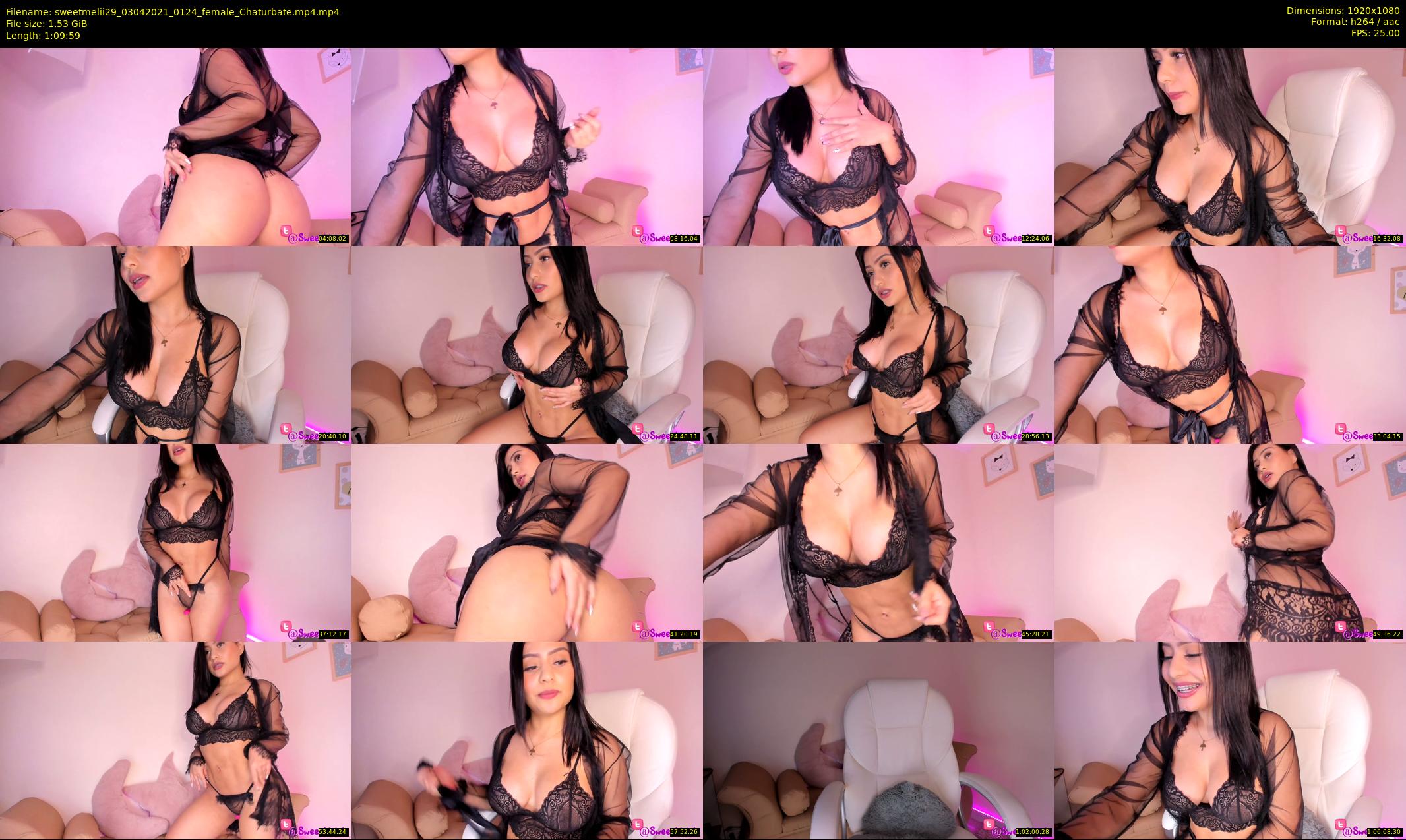 sweetmelii29 — 70 minute Chaturbate female cam show recording, 1080p, Apr 3, 2021