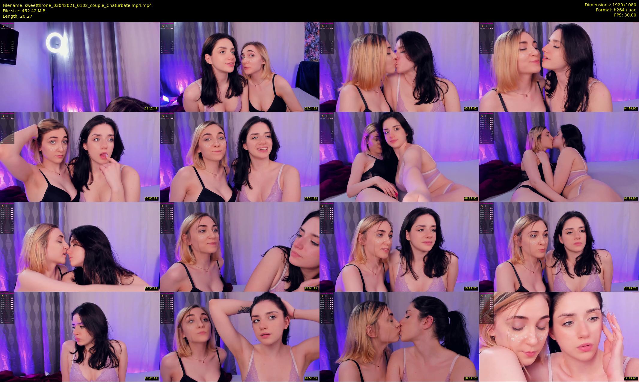 sweetthrone — 21 minute Chaturbate couple cam show recording, 1080p, Apr 3, 2021
