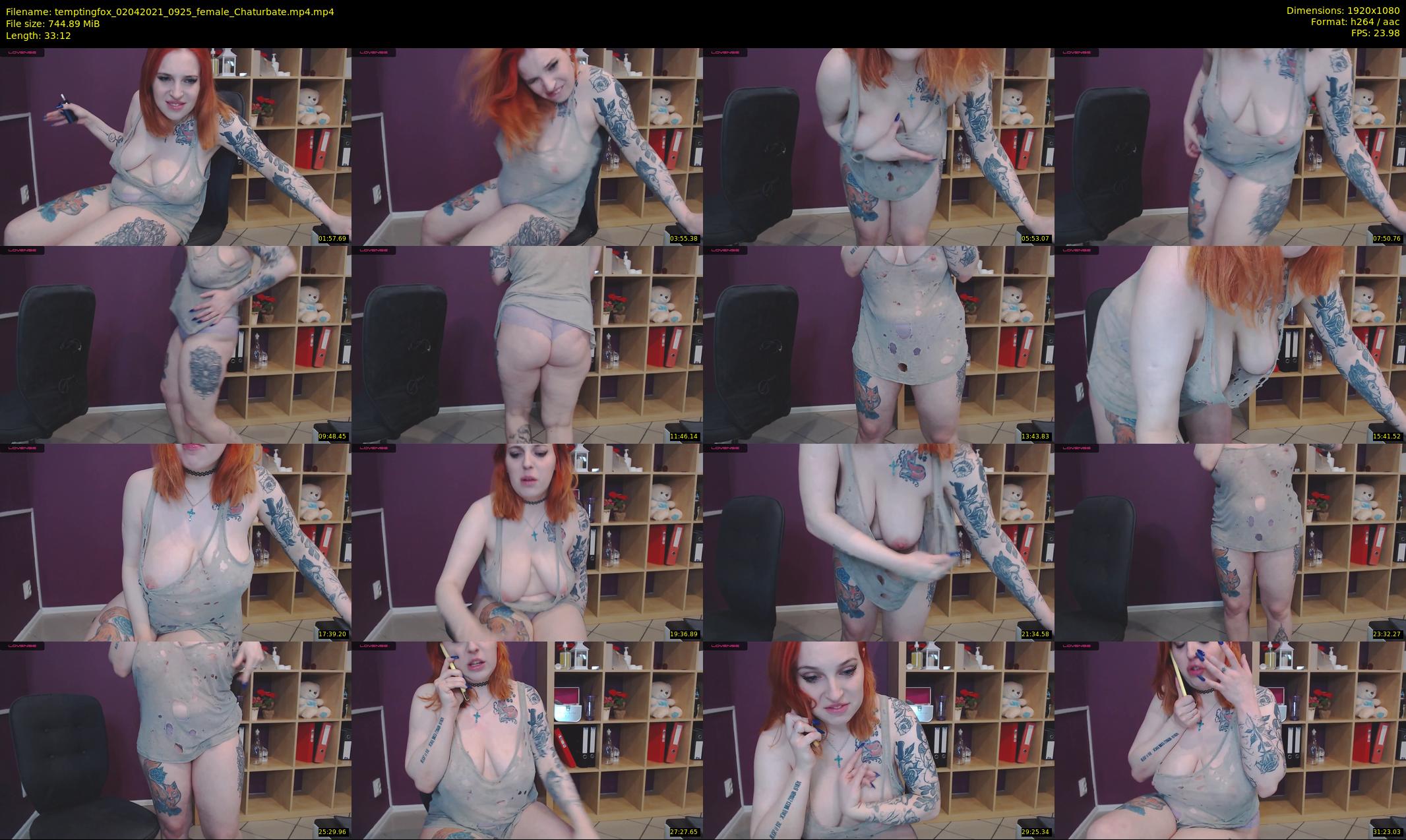 temptingfox — 34 minute Chaturbate female cam show recording, 1080p, Apr 2, 2021