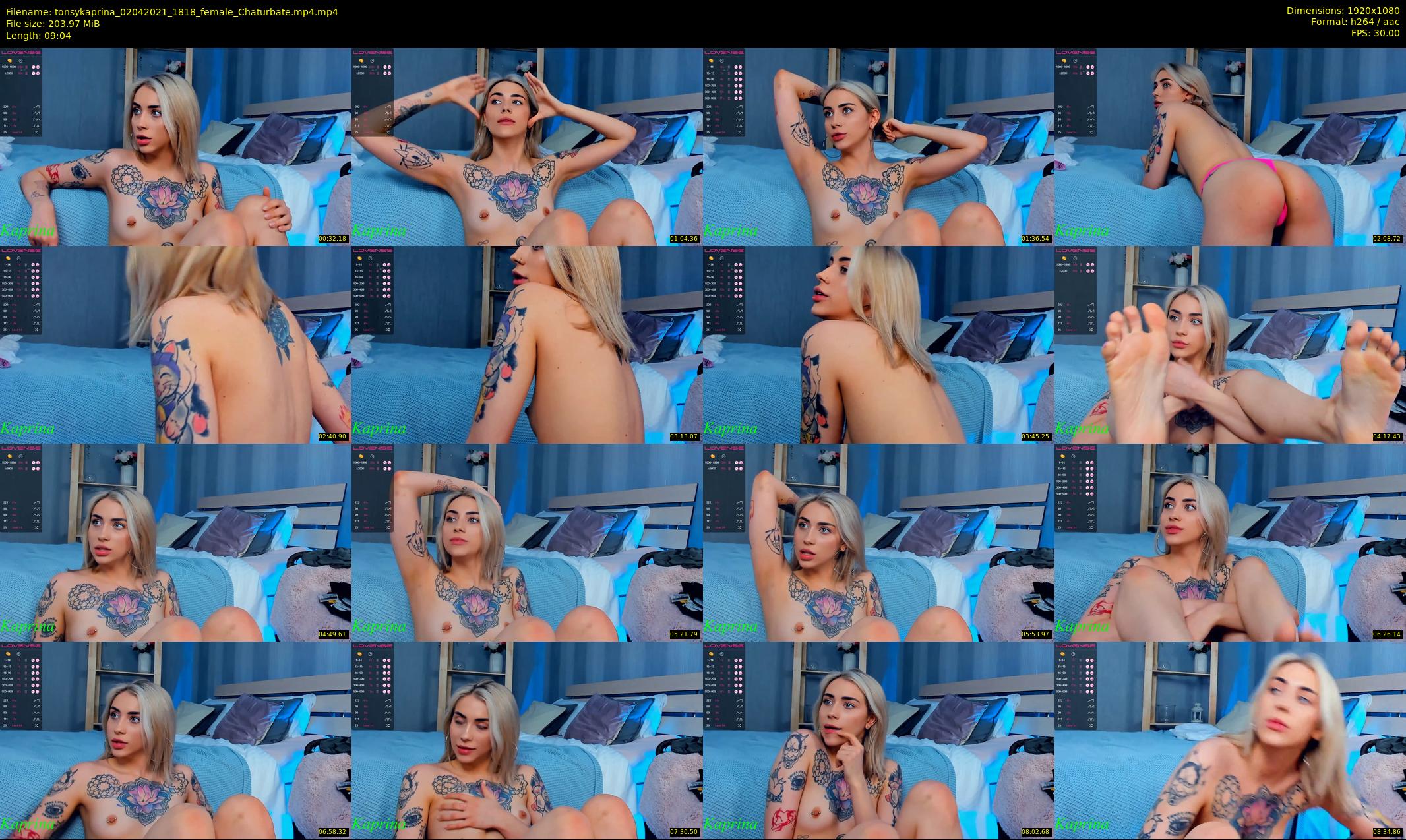 tonsykaprina — 10 minute Chaturbate couple cam show recording, 1080p, Apr 2, 2021