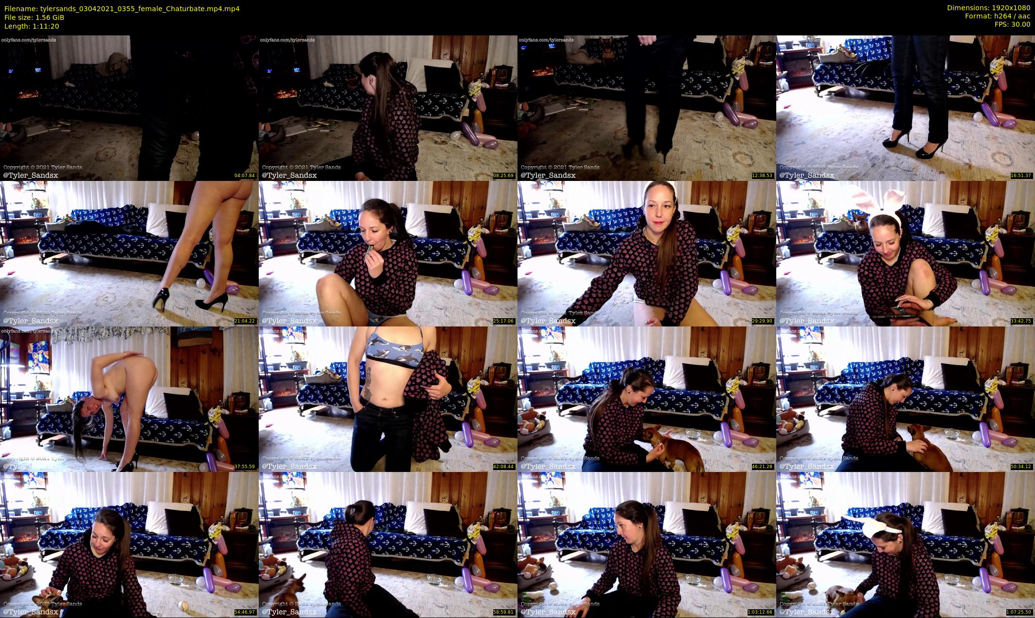 tylersands — 72 minute Chaturbate female cam show recording, 1080p, Apr 3, 2021