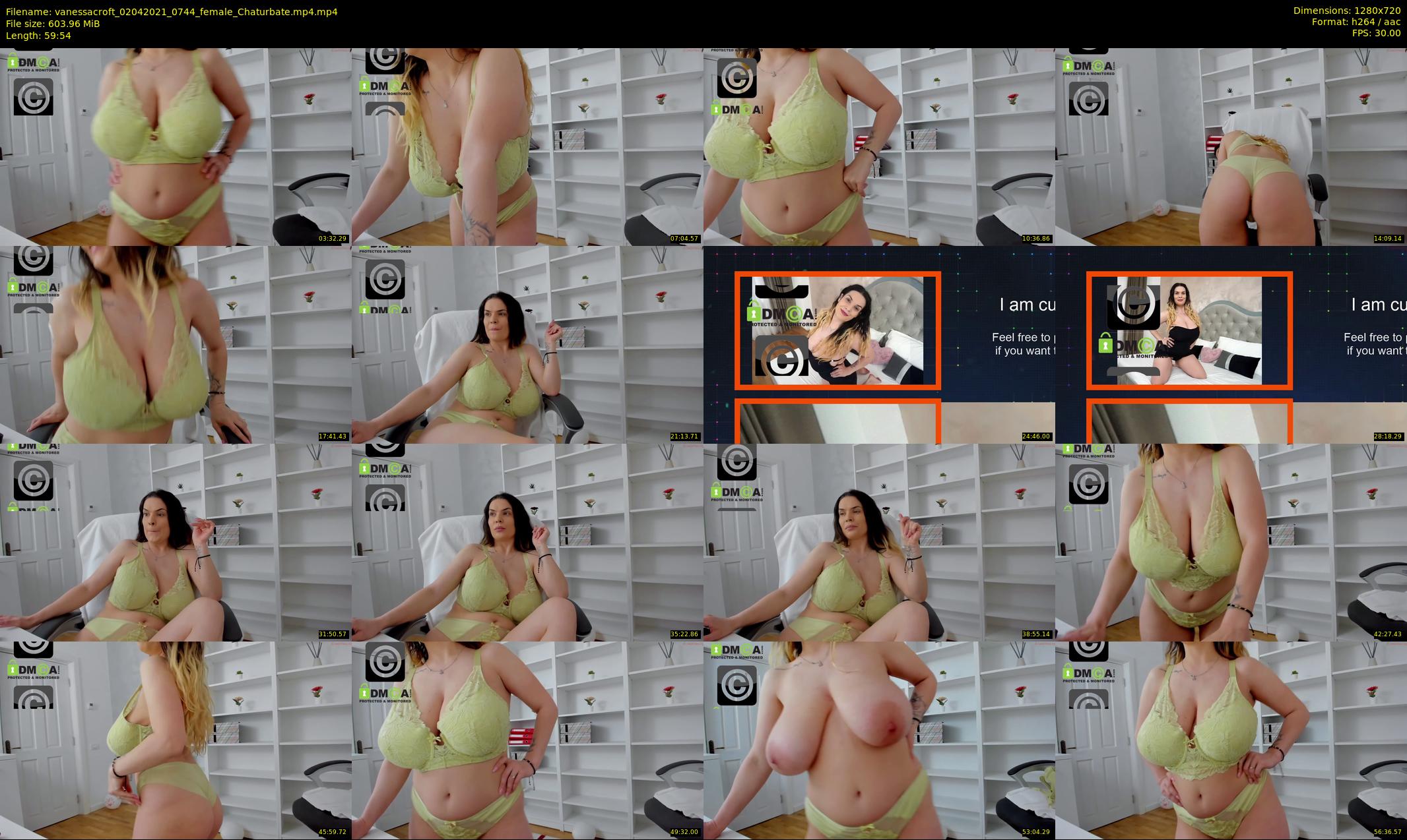 vanessacroft — 60 minute Chaturbate female cam show recording, 720p, Apr 2, 2021
