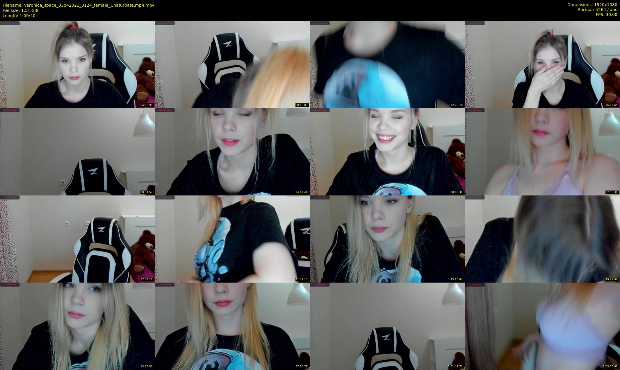 veronica_space — 70 minute Chaturbate female cam show recording, 1080p, Apr 3, 2021