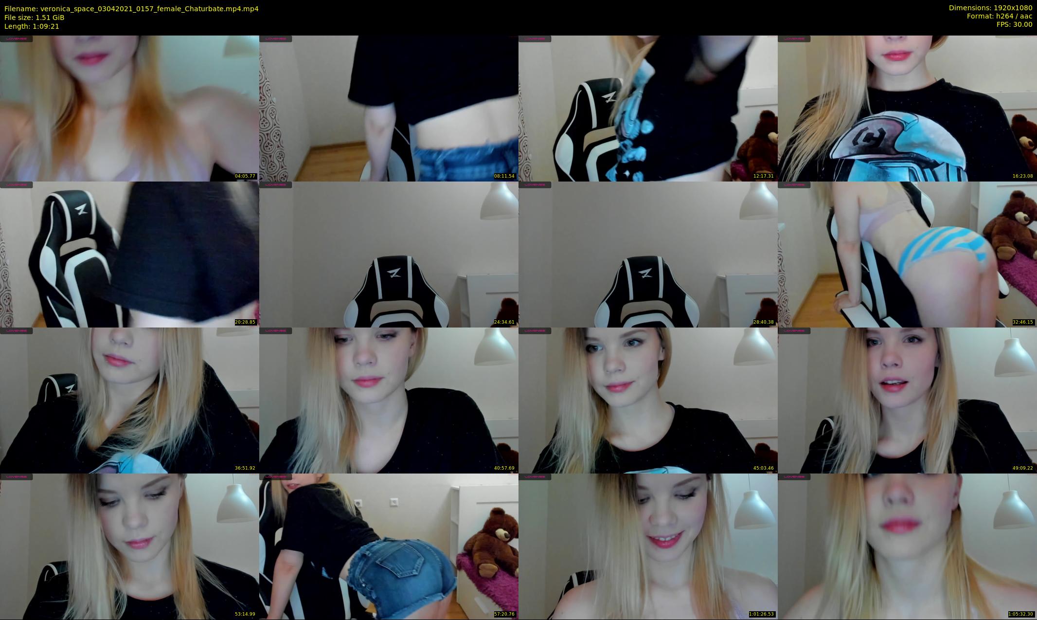 veronica_space — 70 minute Chaturbate female cam show recording, 1080p, Apr 3, 2021