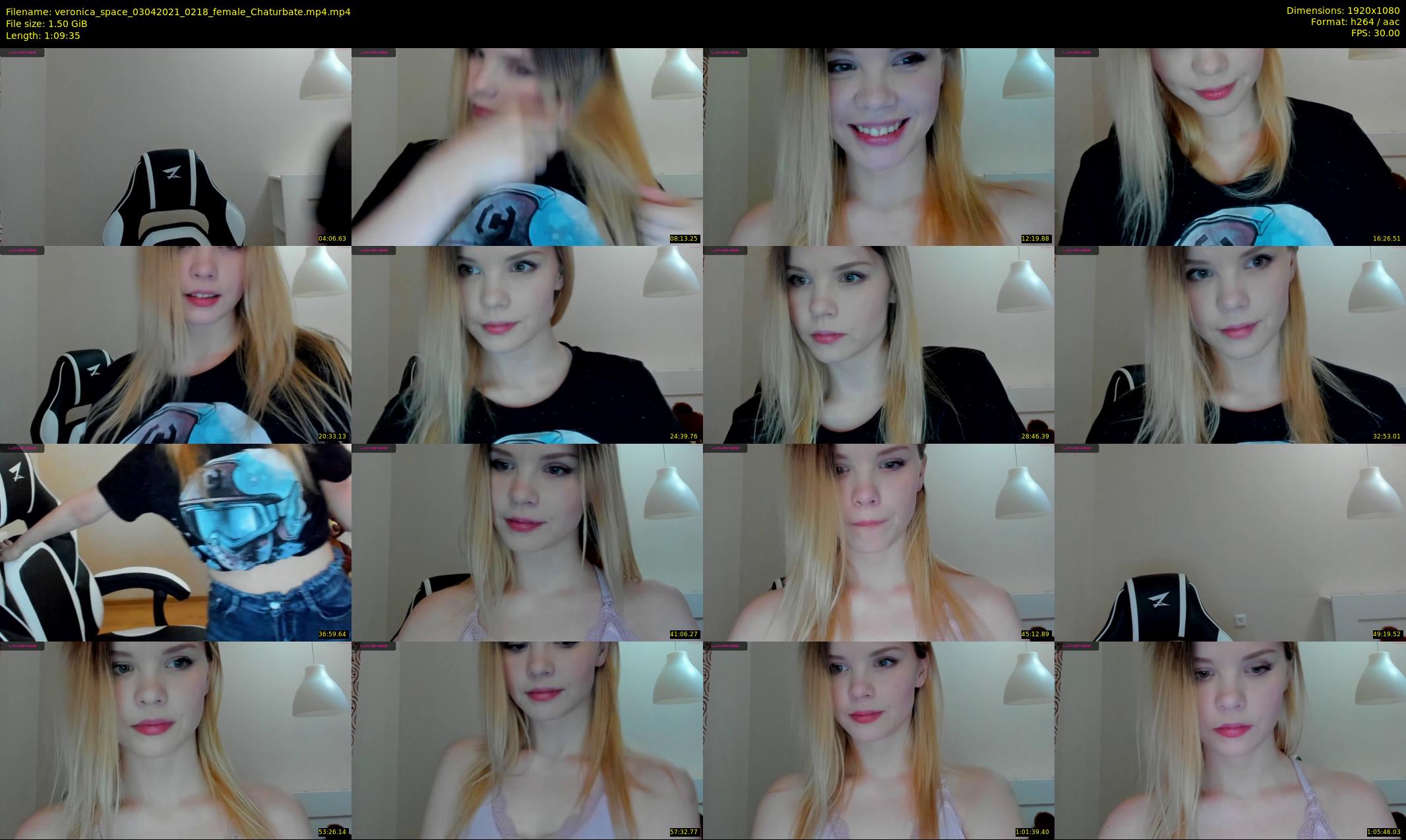 veronica_space — 70 minute Chaturbate female cam show recording, 1080p, Apr 3, 2021