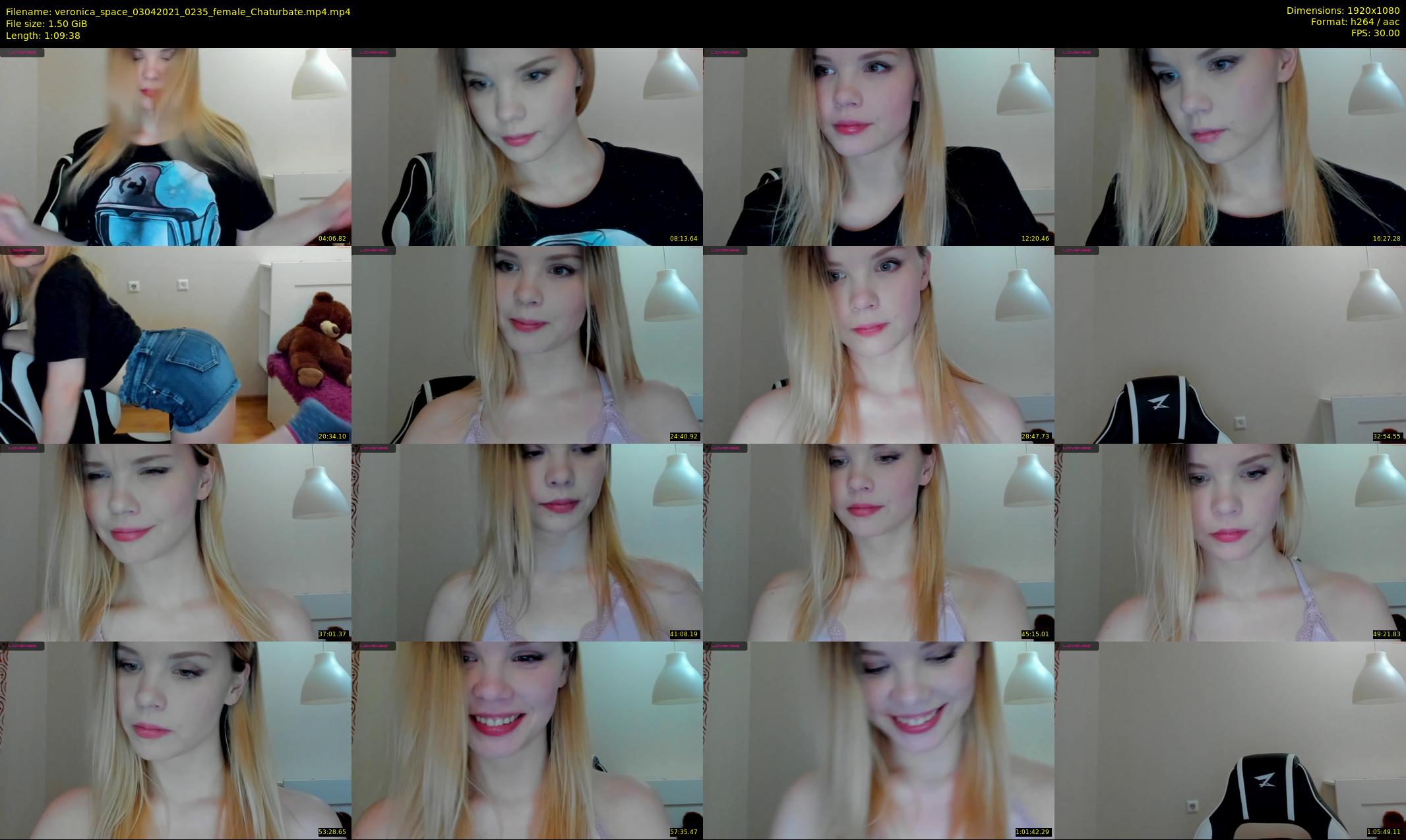 veronica_space — 70 minute Chaturbate female cam show recording, 1080p, Apr 3, 2021