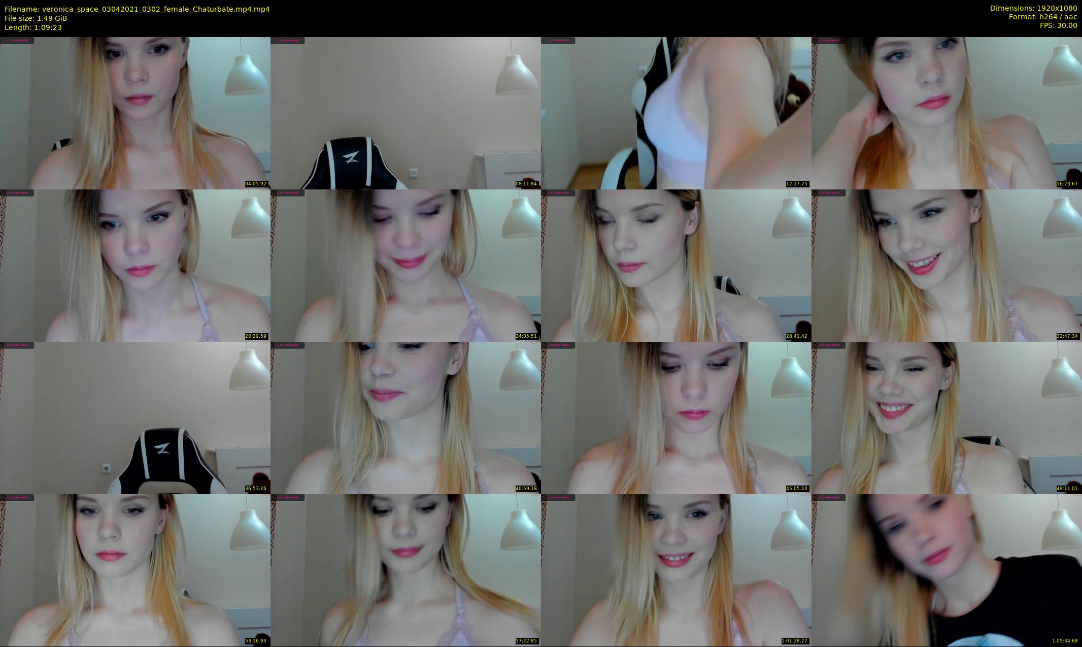 veronica_space — 70 minute Chaturbate female cam show recording, 1080p, Apr 3, 2021