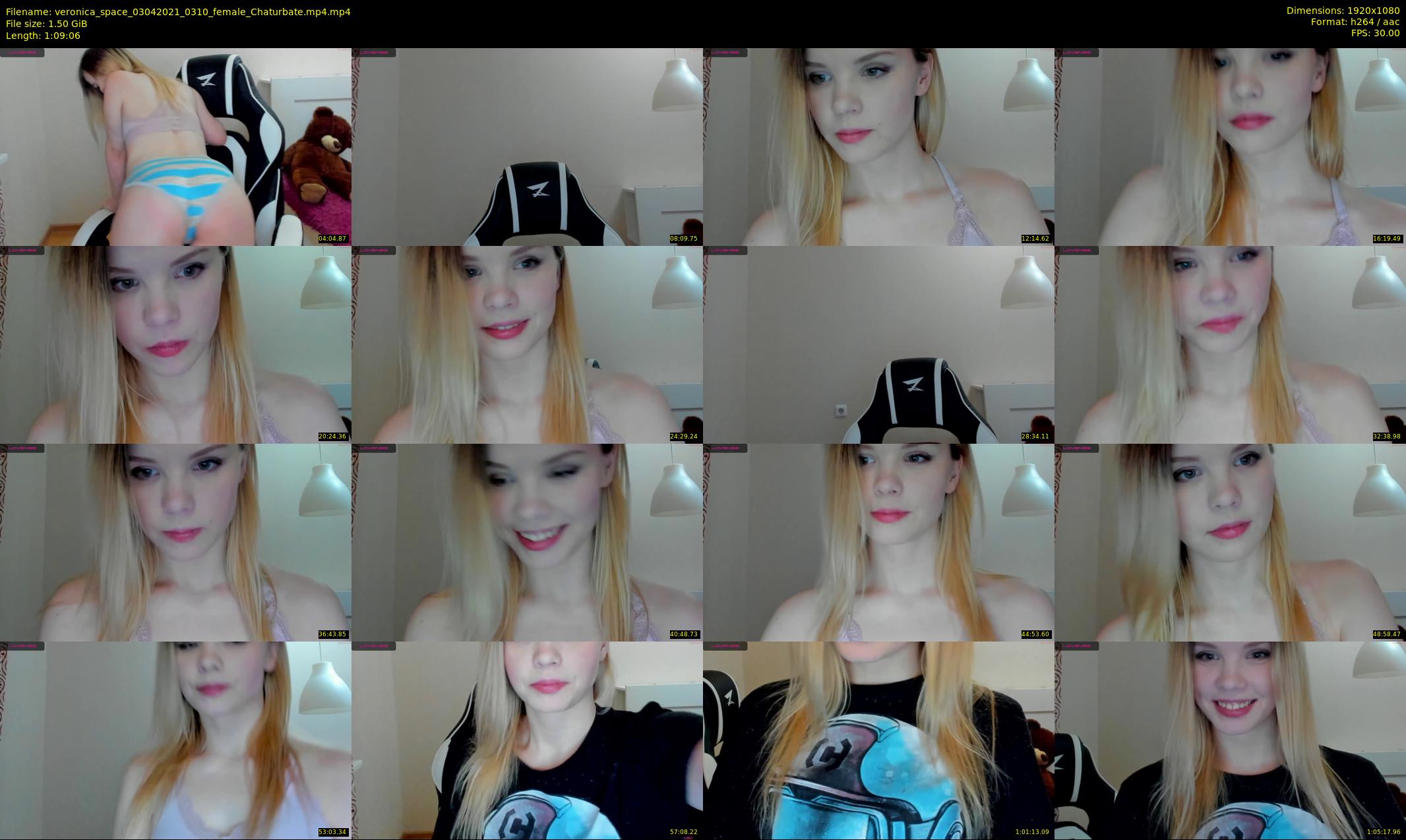 veronica_space — 70 minute Chaturbate female cam show recording, 1080p, Apr 3, 2021