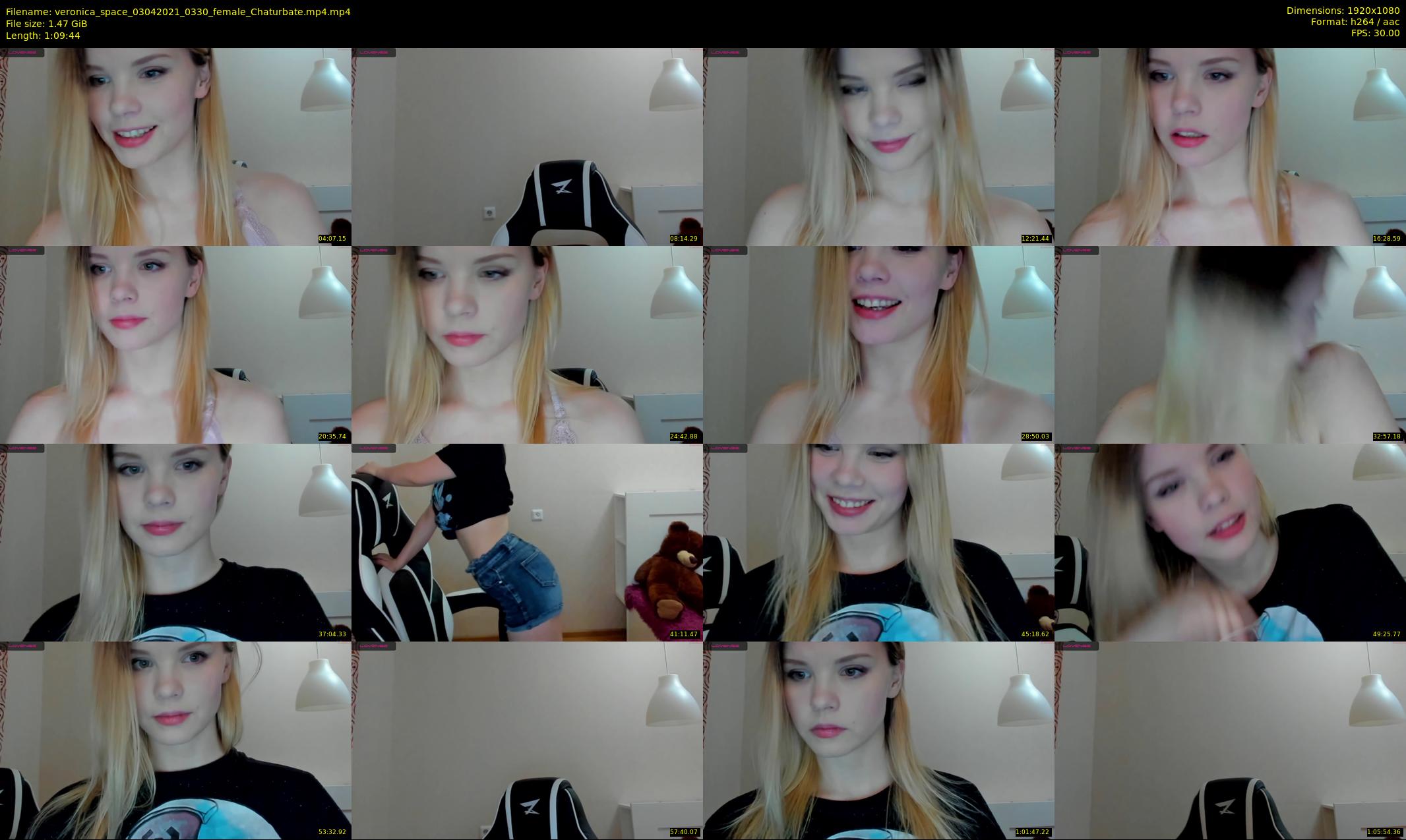 veronica_space — 70 minute Chaturbate female cam show recording, 1080p, Apr 3, 2021