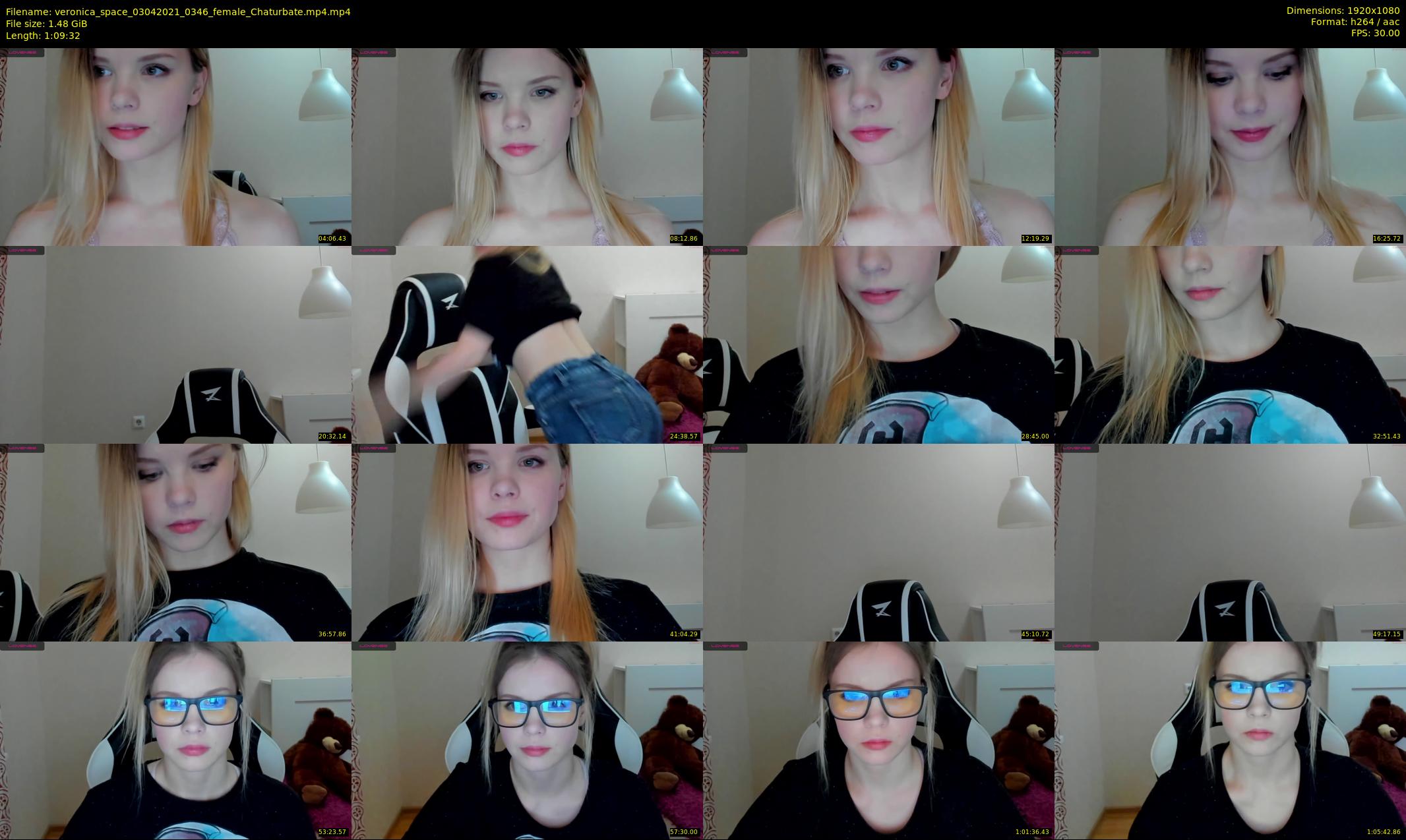 veronica_space — 70 minute Chaturbate female cam show recording, 1080p, Apr 3, 2021