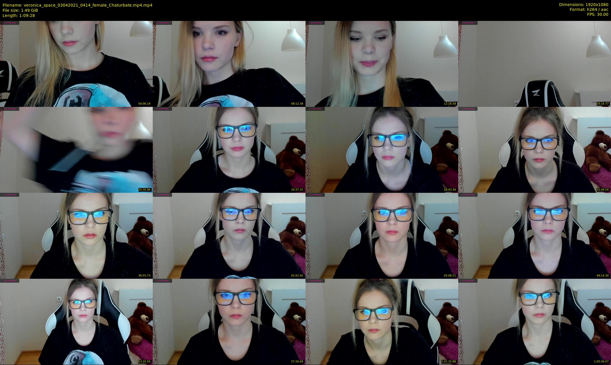 veronica_space — 70 minute Chaturbate female cam show recording, 1080p, Apr 3, 2021