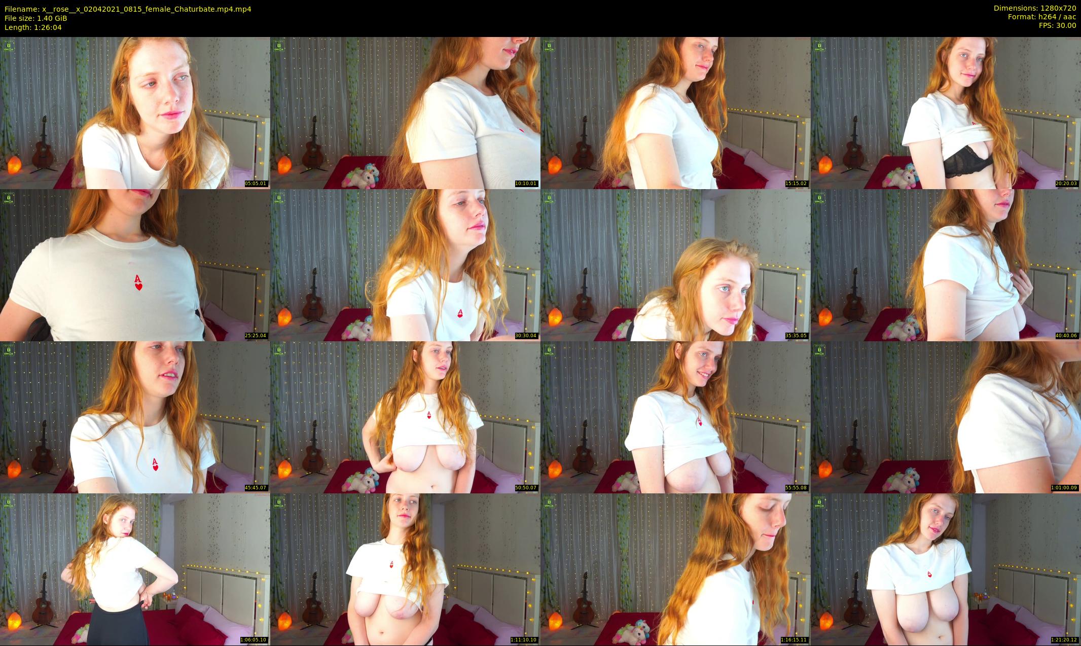 x__rose__x — 87 minute Chaturbate female cam show recording, 720p, Apr 2, 2021