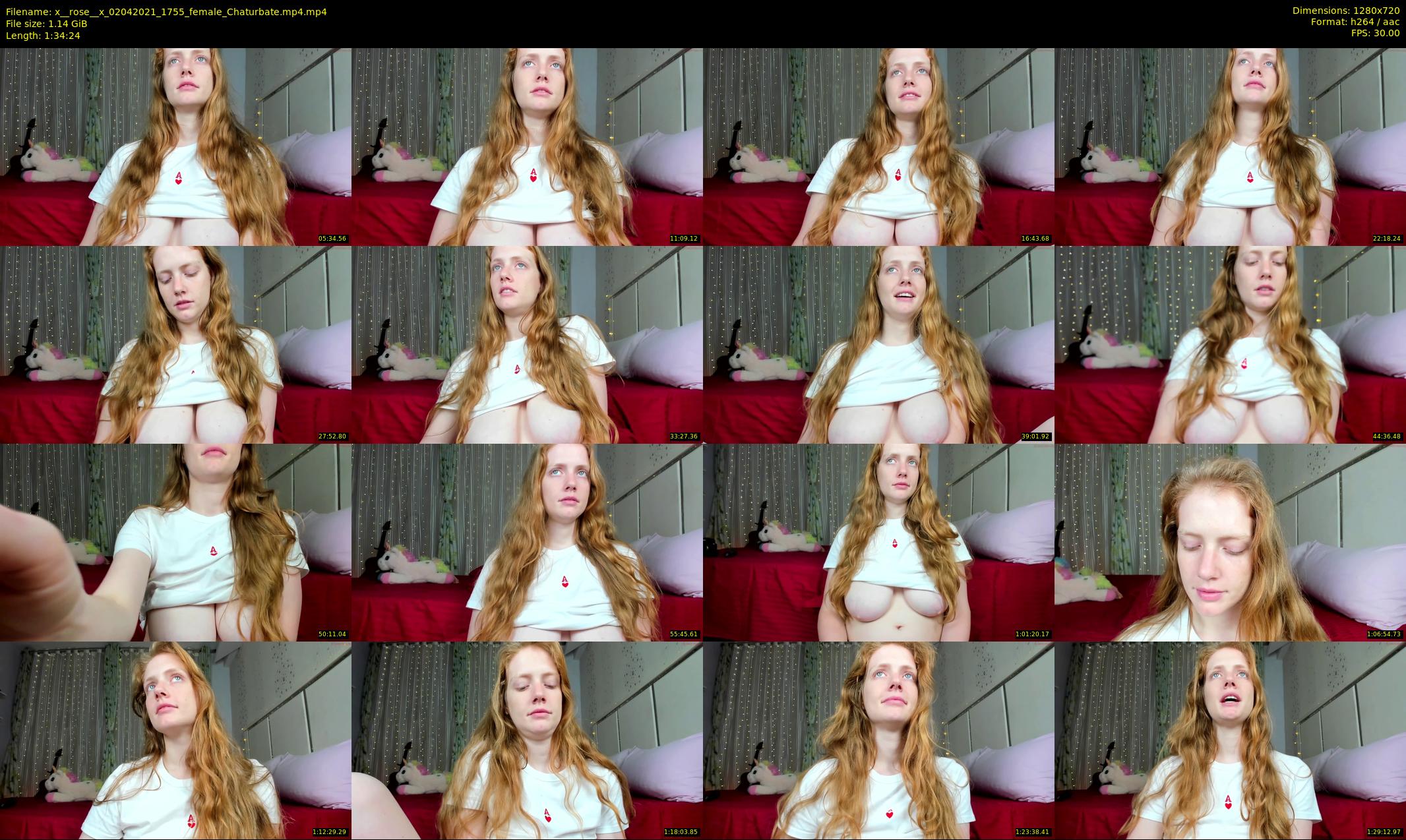 x__rose__x — 95 minute Chaturbate female cam show recording, 720p, Apr 2, 2021