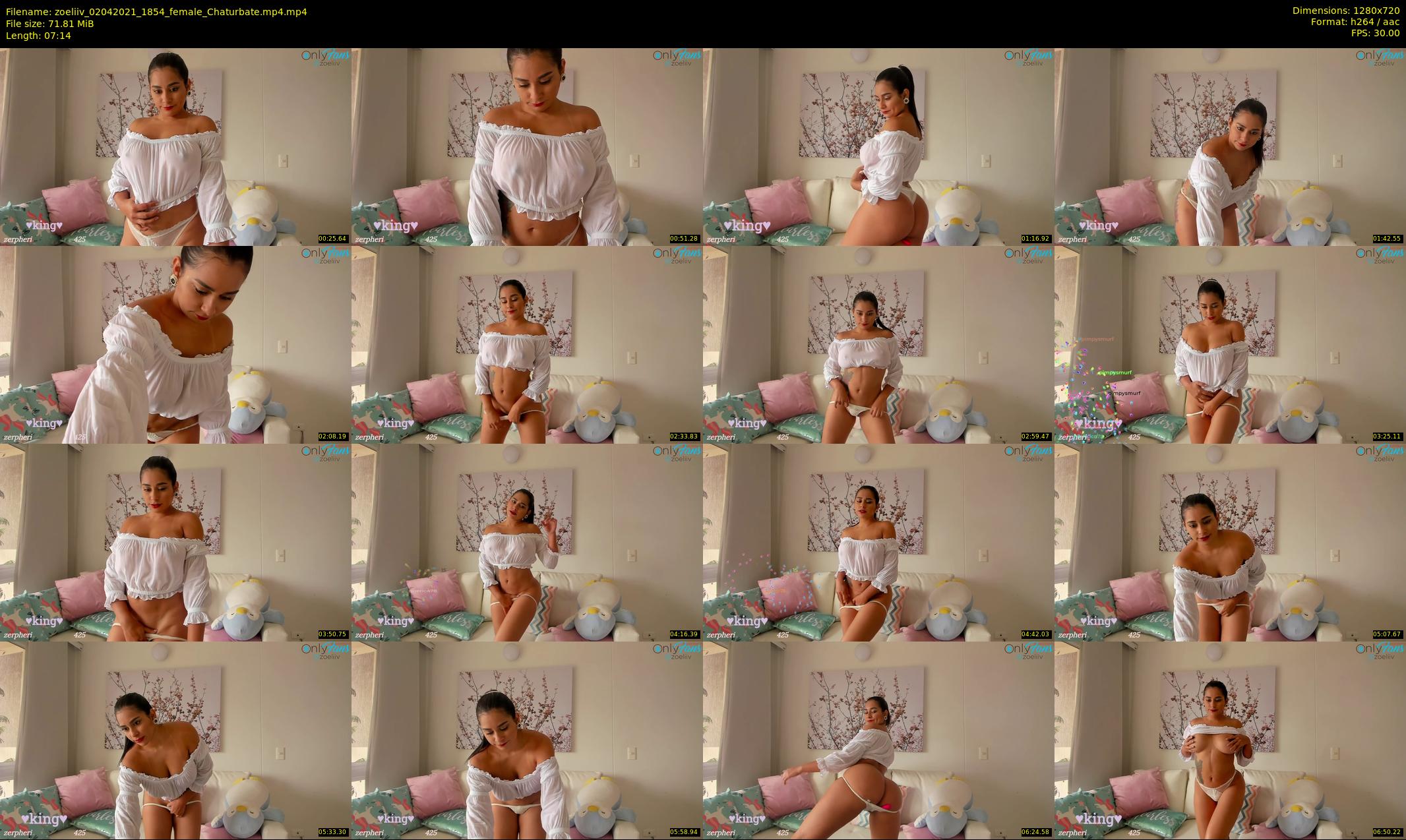 zoeliiv — 8 minute Chaturbate female cam show recording, 720p, Apr 2, 2021