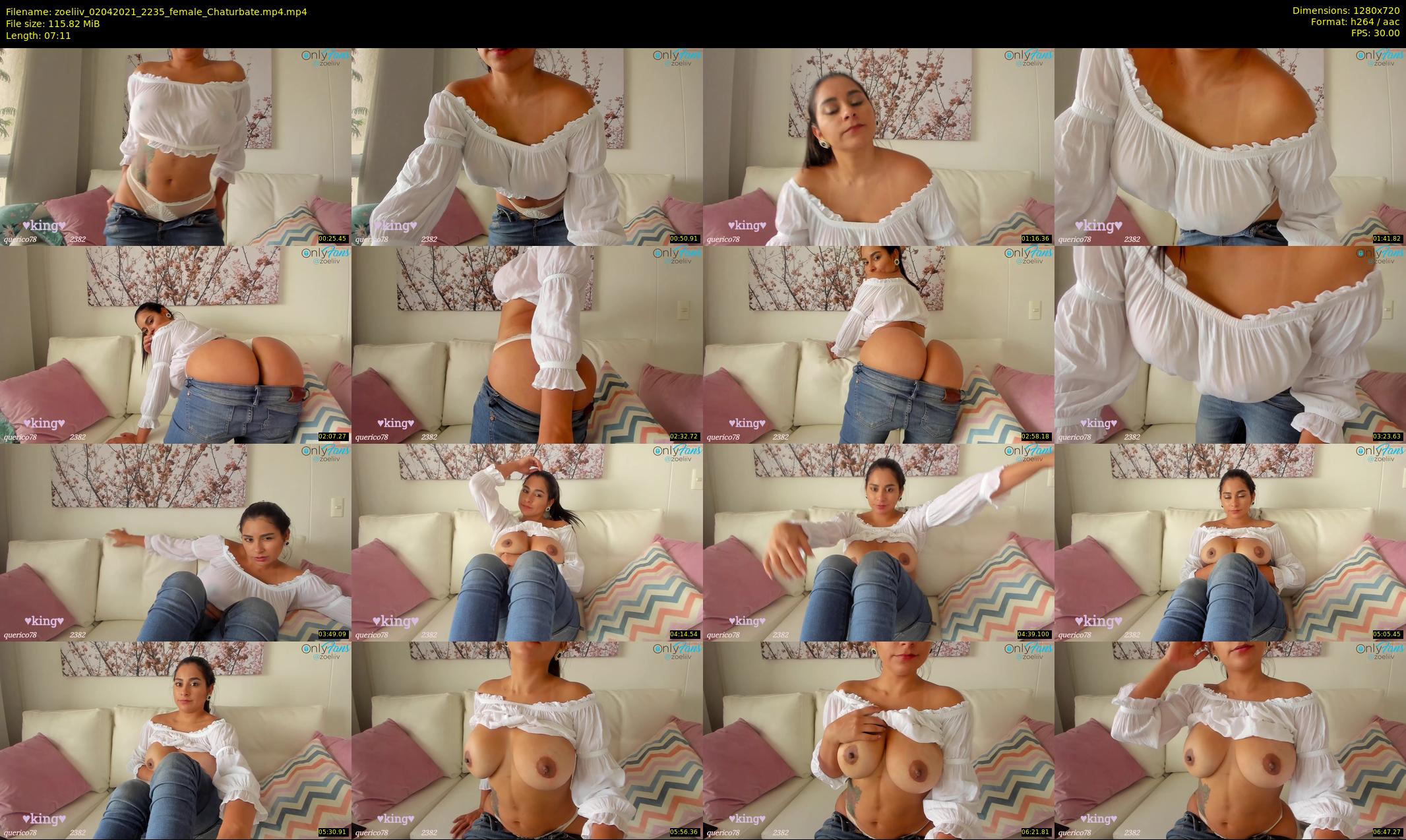 zoeliiv — 8 minute Chaturbate female cam show recording, 720p, Apr 2, 2021