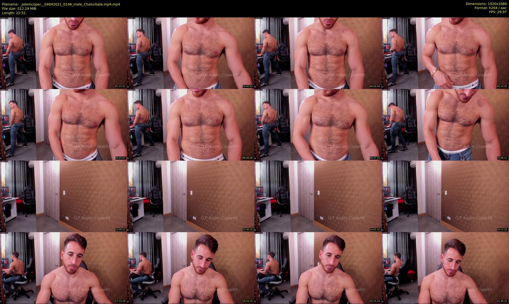 _adamcoper_ — 23 minute Chaturbate male cam show recording, 1080p, Apr 4, 2021