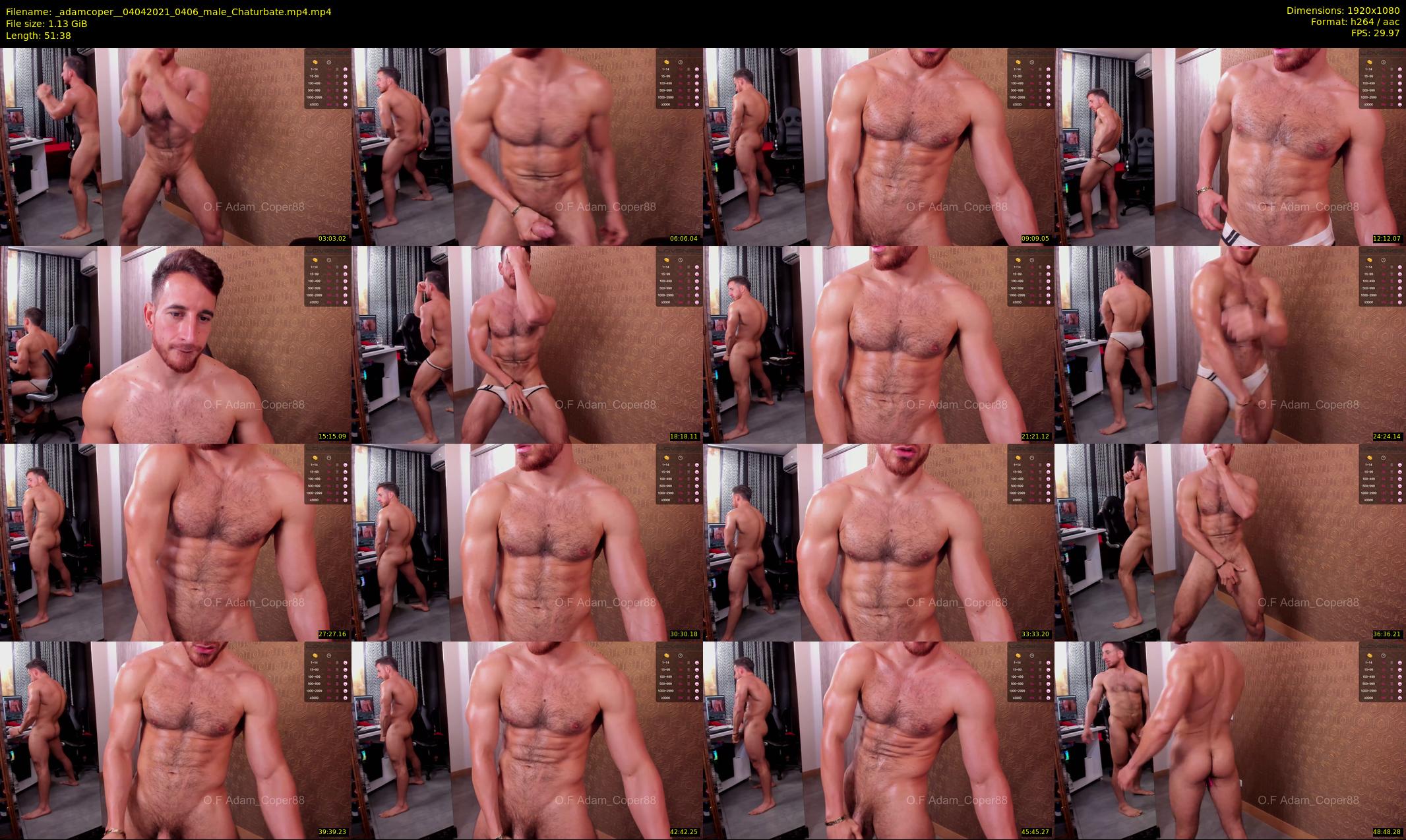 _adamcoper_ — 52 minute Chaturbate male cam show recording, 1080p, Apr 4, 2021