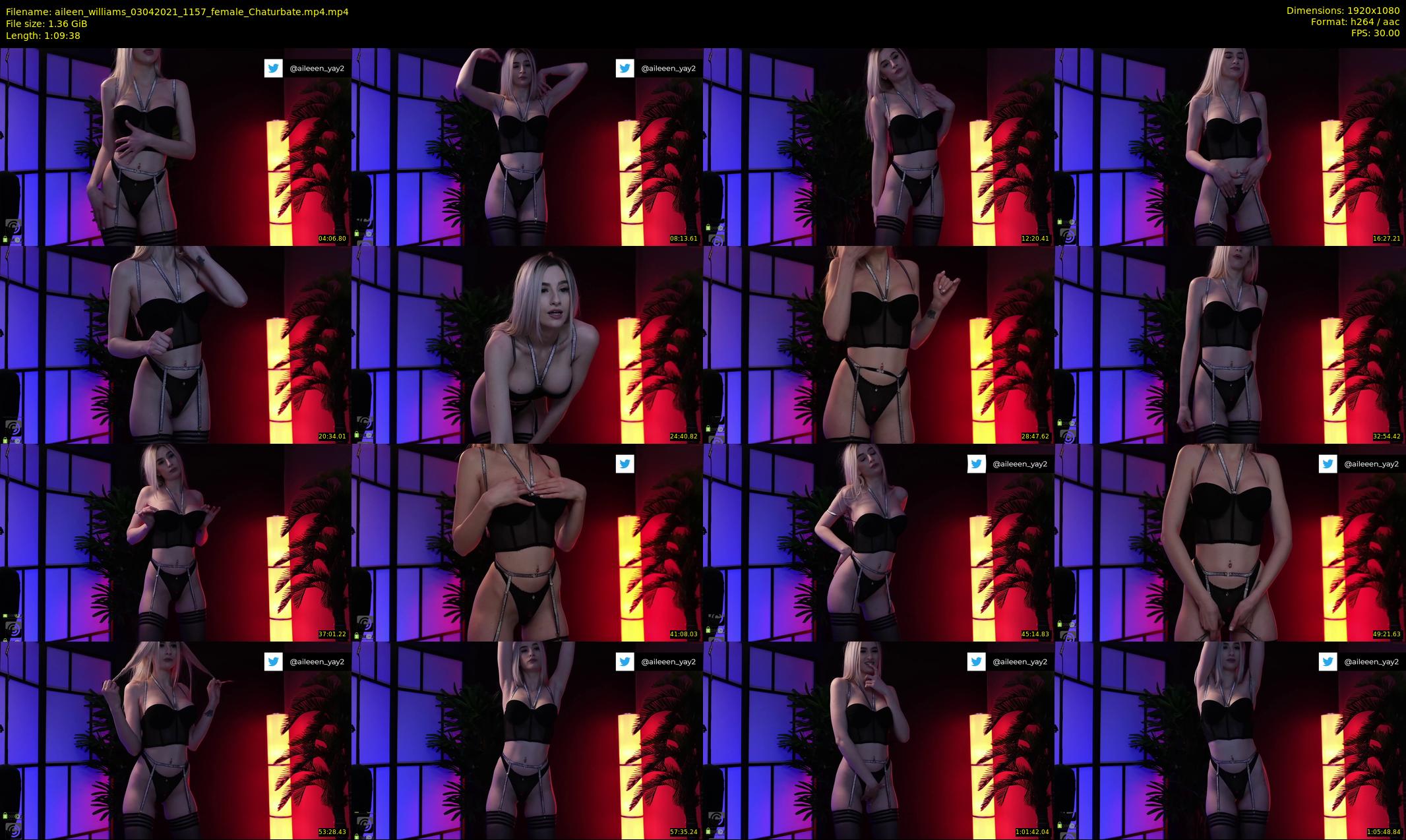 aileen_williams — 70 minute Chaturbate female cam show recording, 1080p, Apr 3, 2021