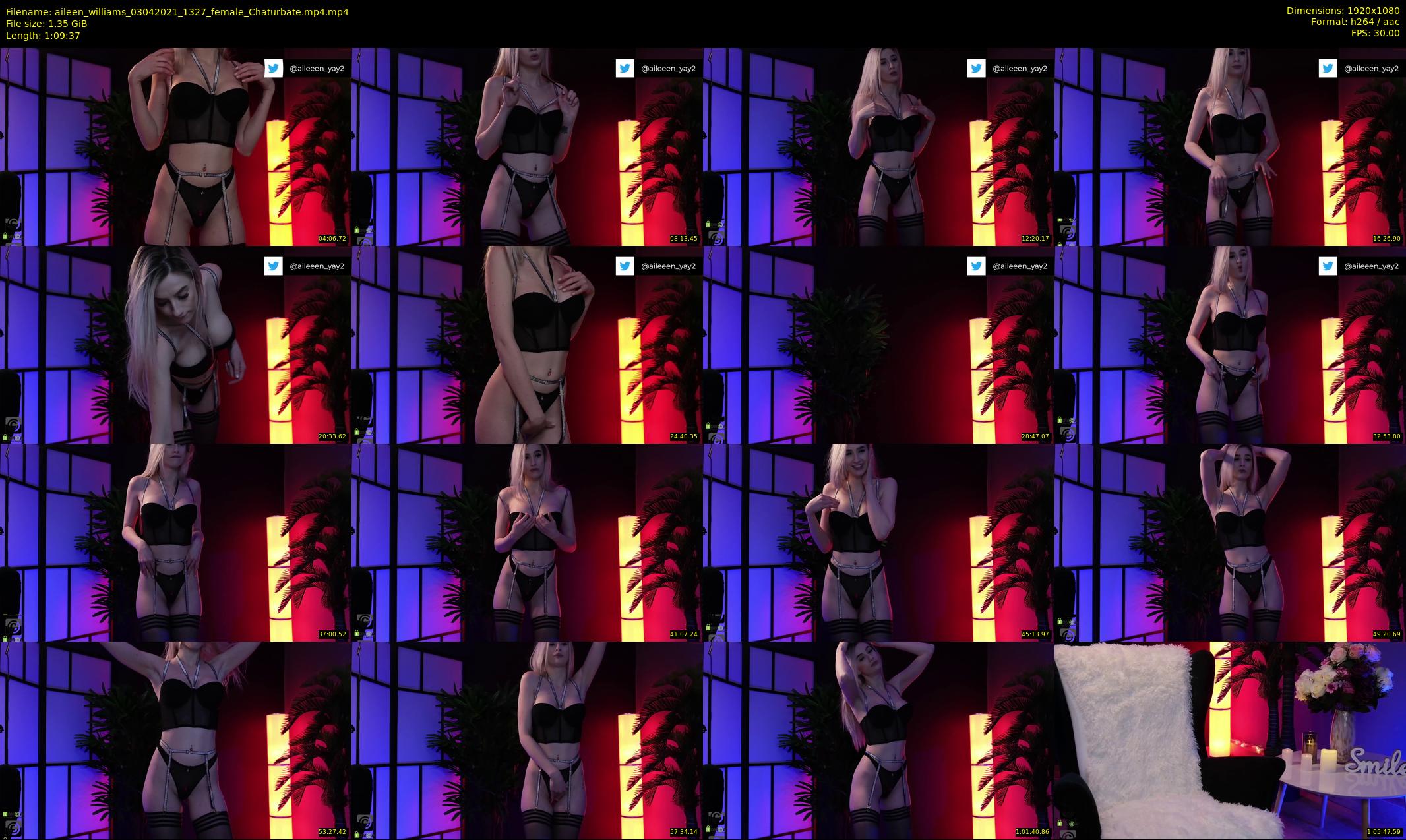 aileen_williams — 70 minute Chaturbate female cam show recording, 1080p, Apr 3, 2021