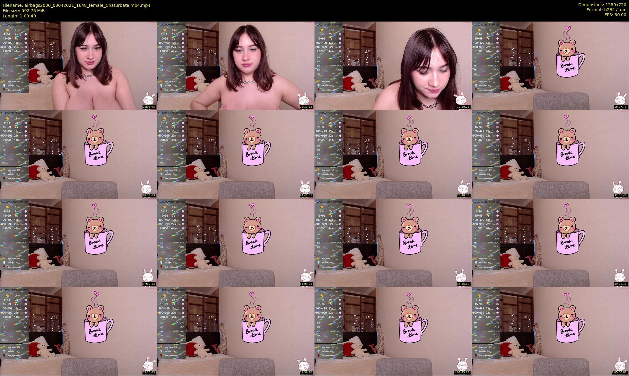airbags2000 — 70 minute Chaturbate female cam show recording, 720p, Apr 3, 2021