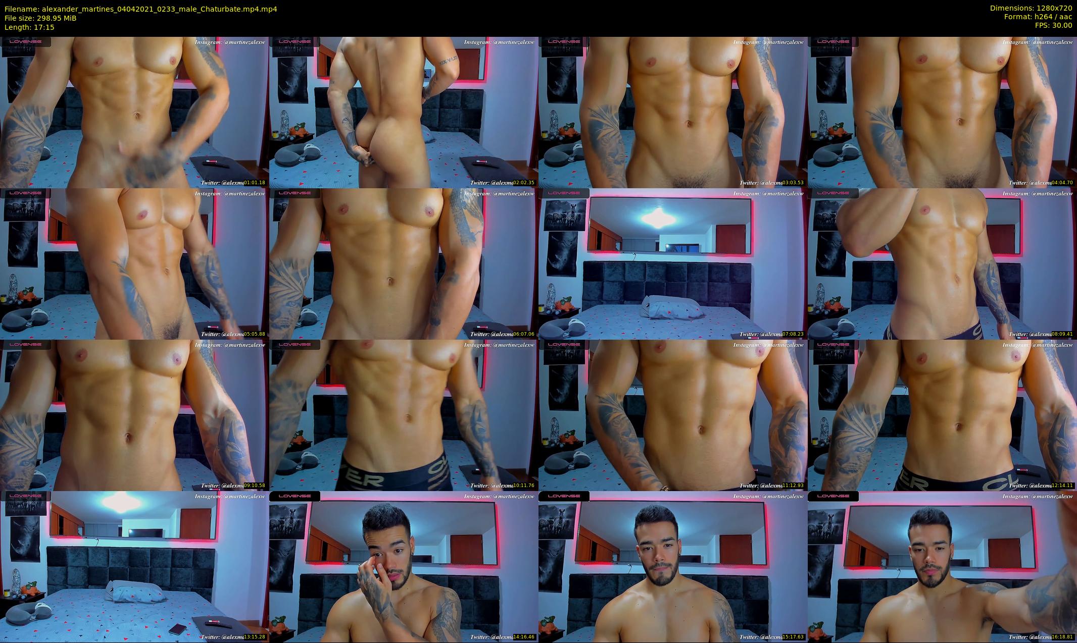 alexander_martines — 18 minute Chaturbate male cam show recording, 720p, Apr 4, 2021