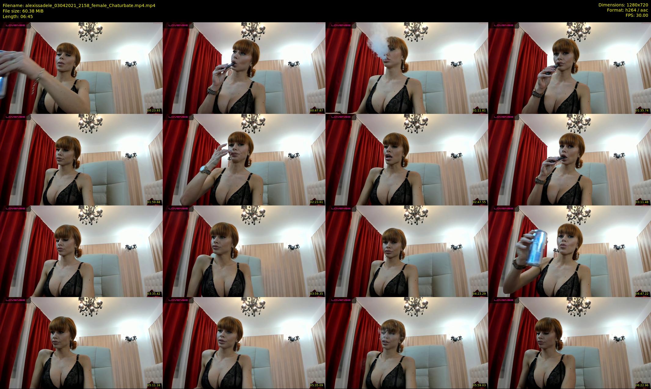 alexissadele — 7 minute Chaturbate female cam show recording, 720p, Apr 3, 2021