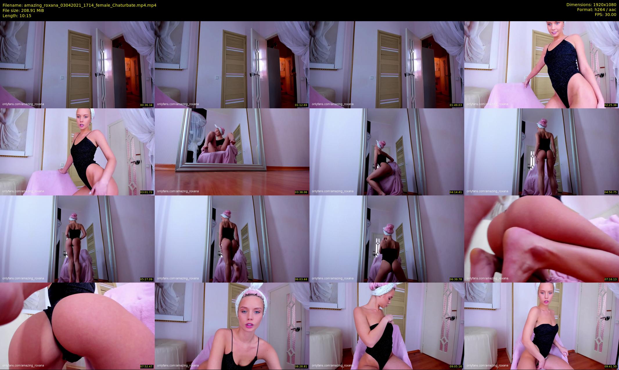 amazing_roxana — 11 minute Chaturbate female cam show recording, 1080p, Apr 3, 2021