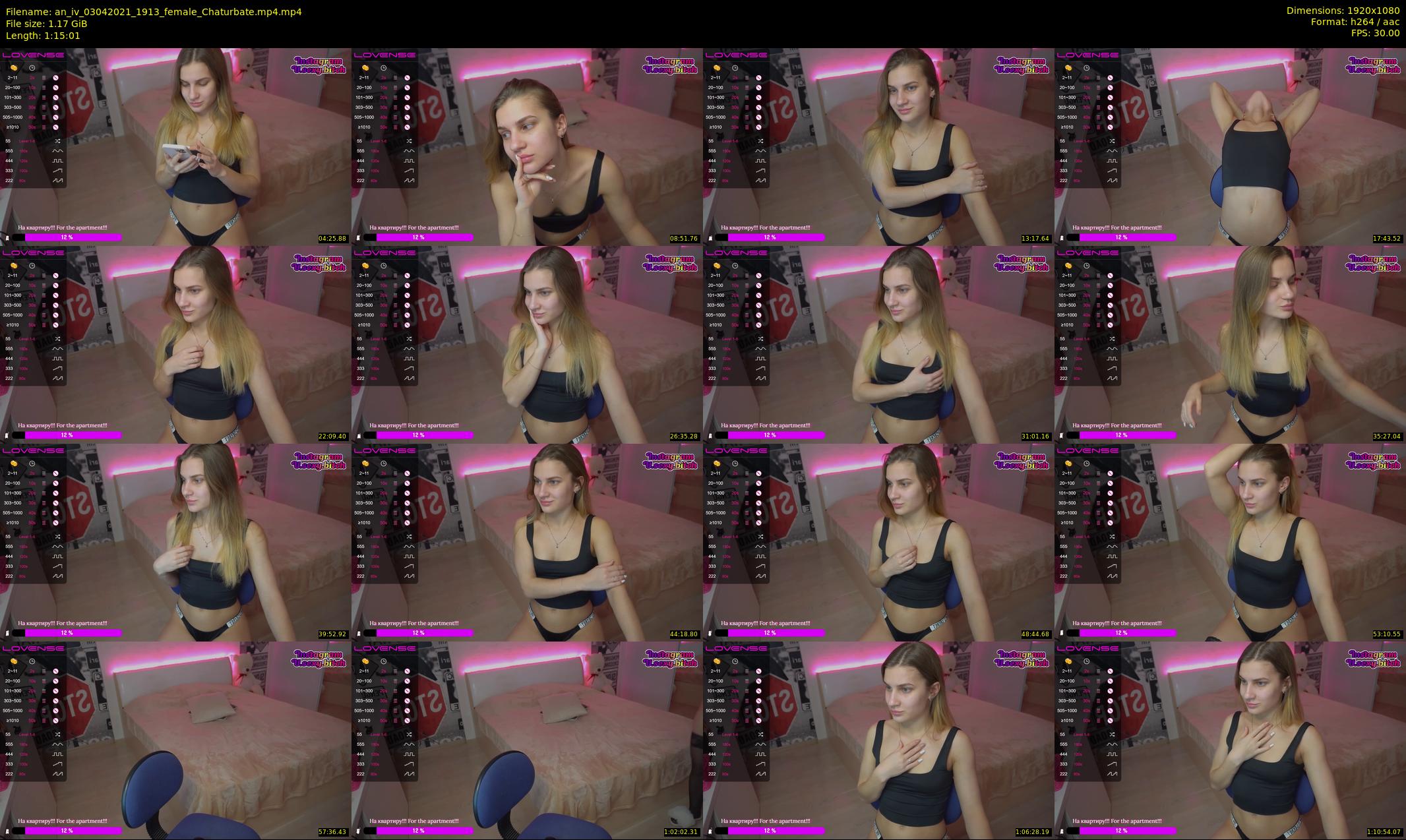 an_iv — 76 minute Chaturbate female cam show recording, 1080p, Apr 3, 2021