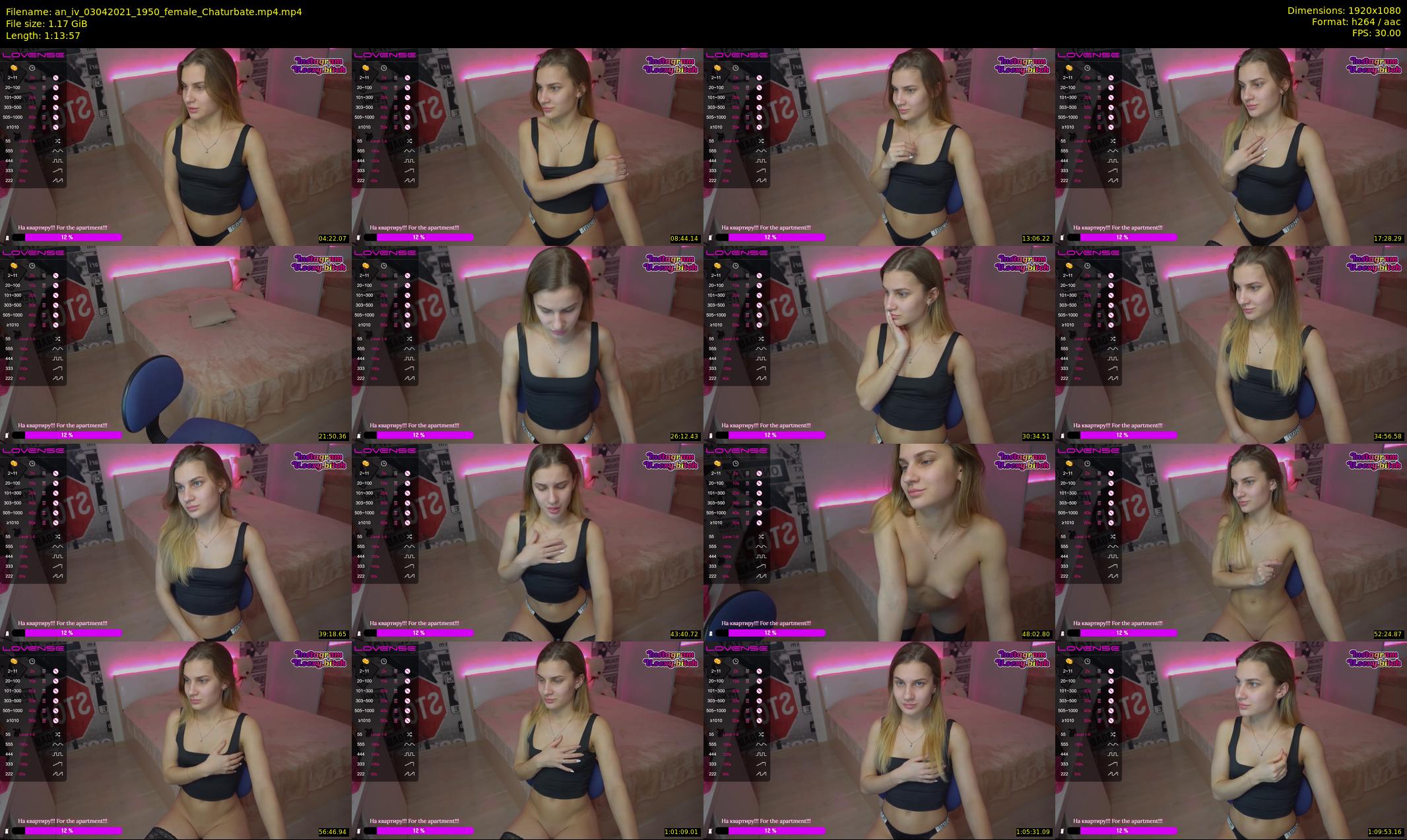 an_iv — 74 minute Chaturbate female cam show recording, 1080p, Apr 3, 2021