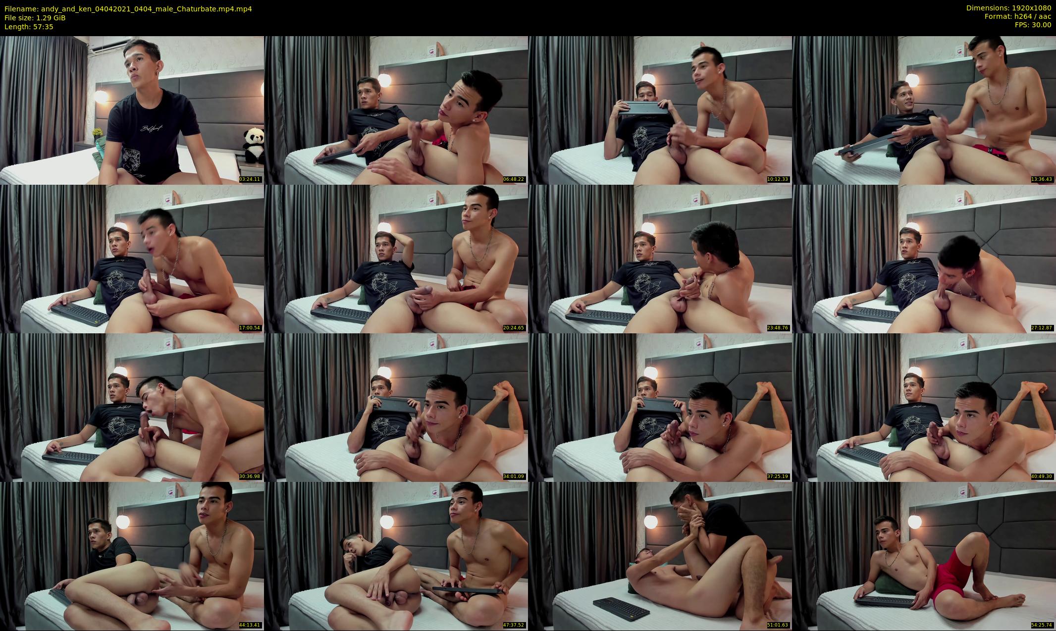 andy_and_ken — 58 minute Chaturbate male cam show recording, 1080p, Apr 4, 2021