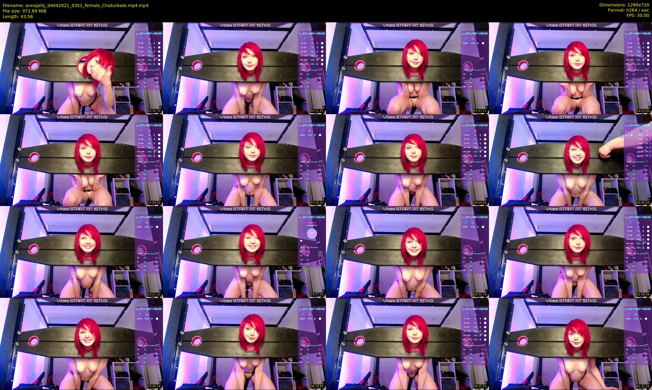 annajelly — 44 minute Chaturbate couple cam show recording, 720p, Apr 4, 2021