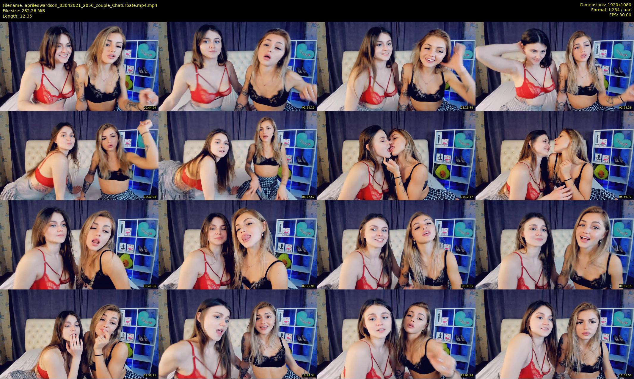 apriledwardson — 13 minute Chaturbate couple cam show recording, 1080p, Apr 3, 2021