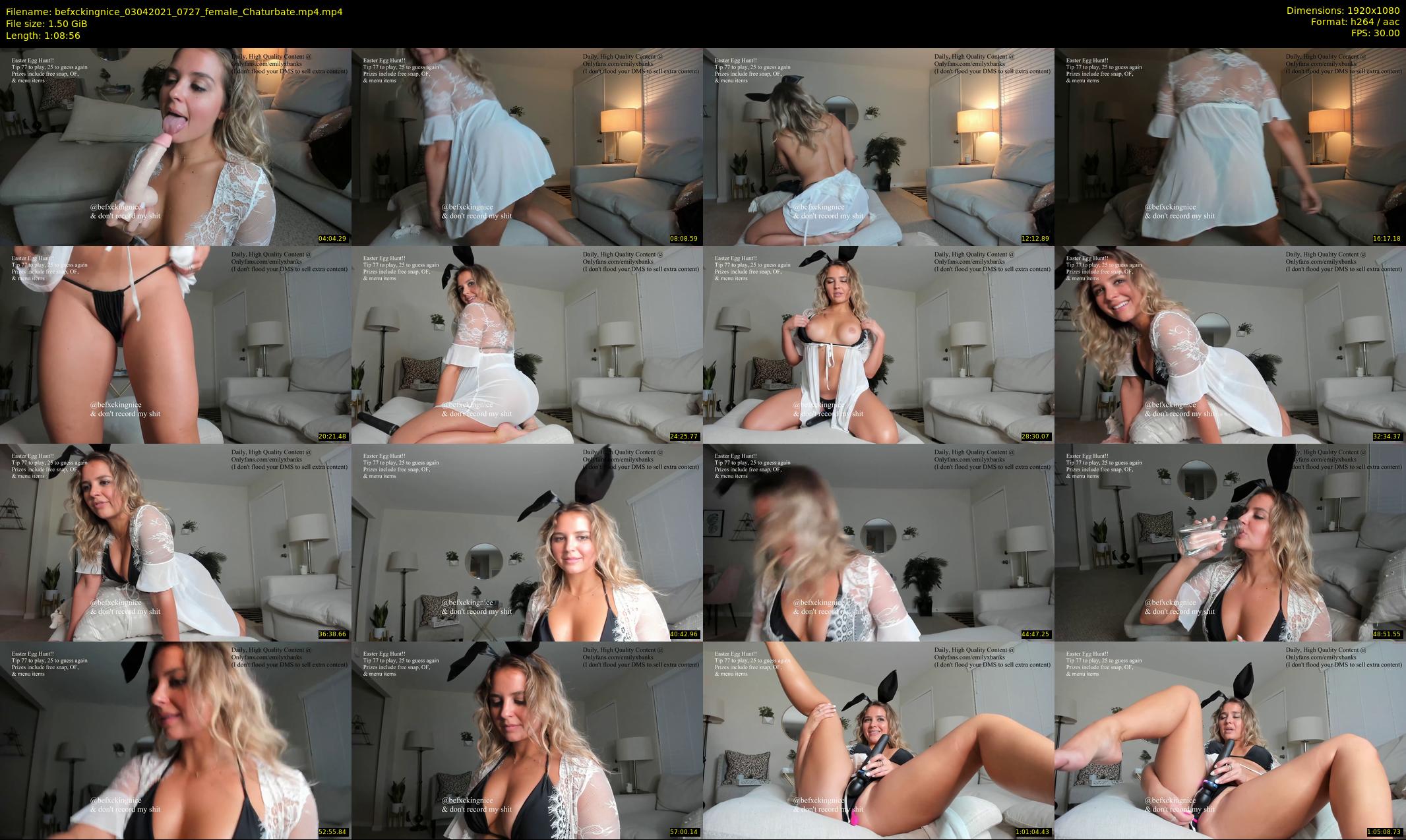 befxckingnice — 69 minute Chaturbate female cam show recording, 1080p, Apr 3, 2021