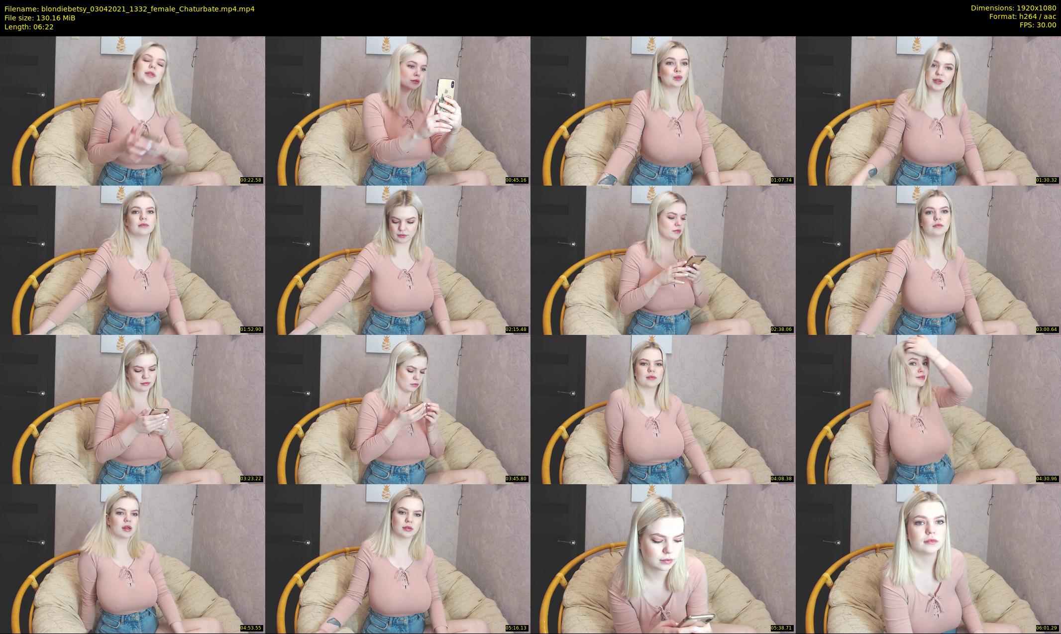 blondiebetsy — 7 minute Chaturbate female cam show recording, 1080p, Apr 3, 2021