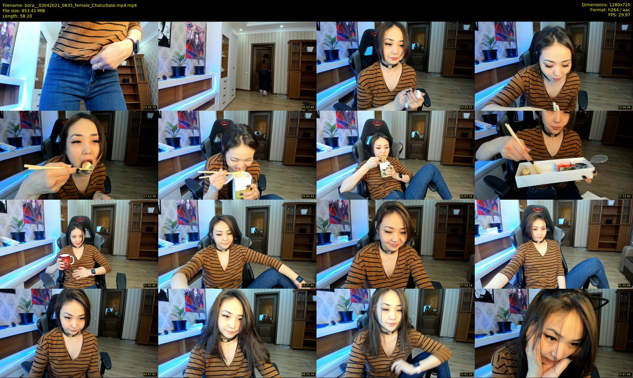 bora_ — 59 minute Chaturbate female cam show recording, 720p, Apr 3, 2021