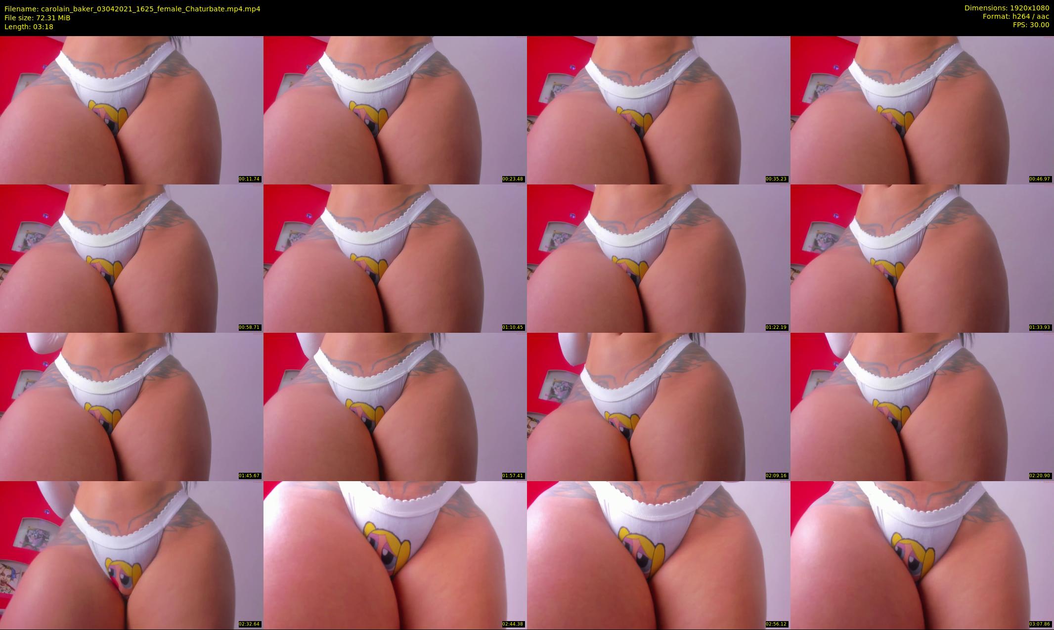 carolain_baker — 4 minute Chaturbate female cam show recording, 1080p, Apr 3, 2021