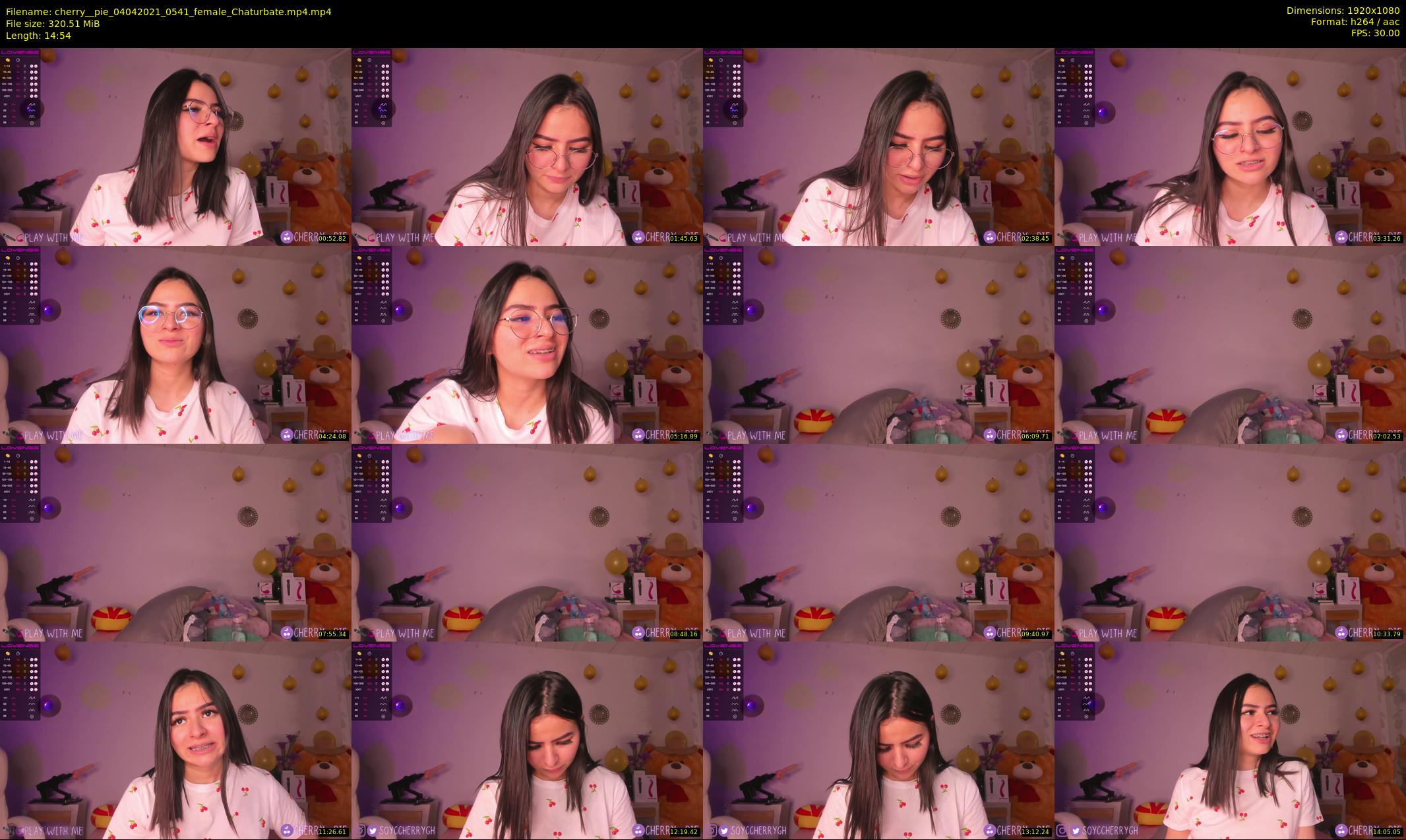 cherry__pie — 15 minute Chaturbate female cam show recording, 1080p, Apr 4, 2021