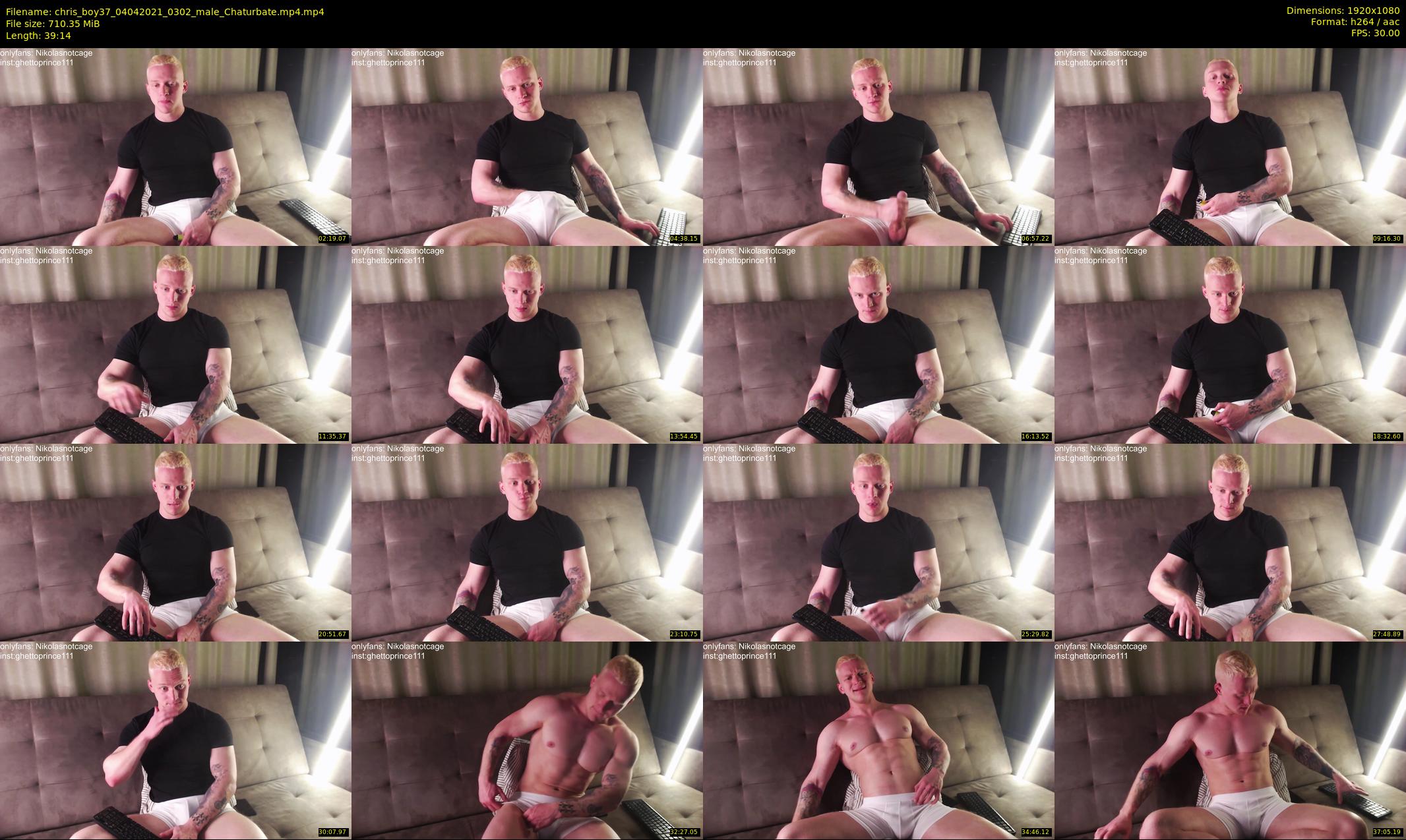chris_boy37 — 40 minute Chaturbate male cam show recording, 1080p, Apr 4, 2021