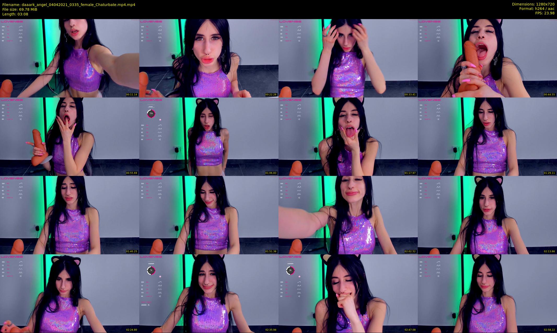daaark_angel — 4 minute Chaturbate female cam show recording, 720p, Apr 4, 2021