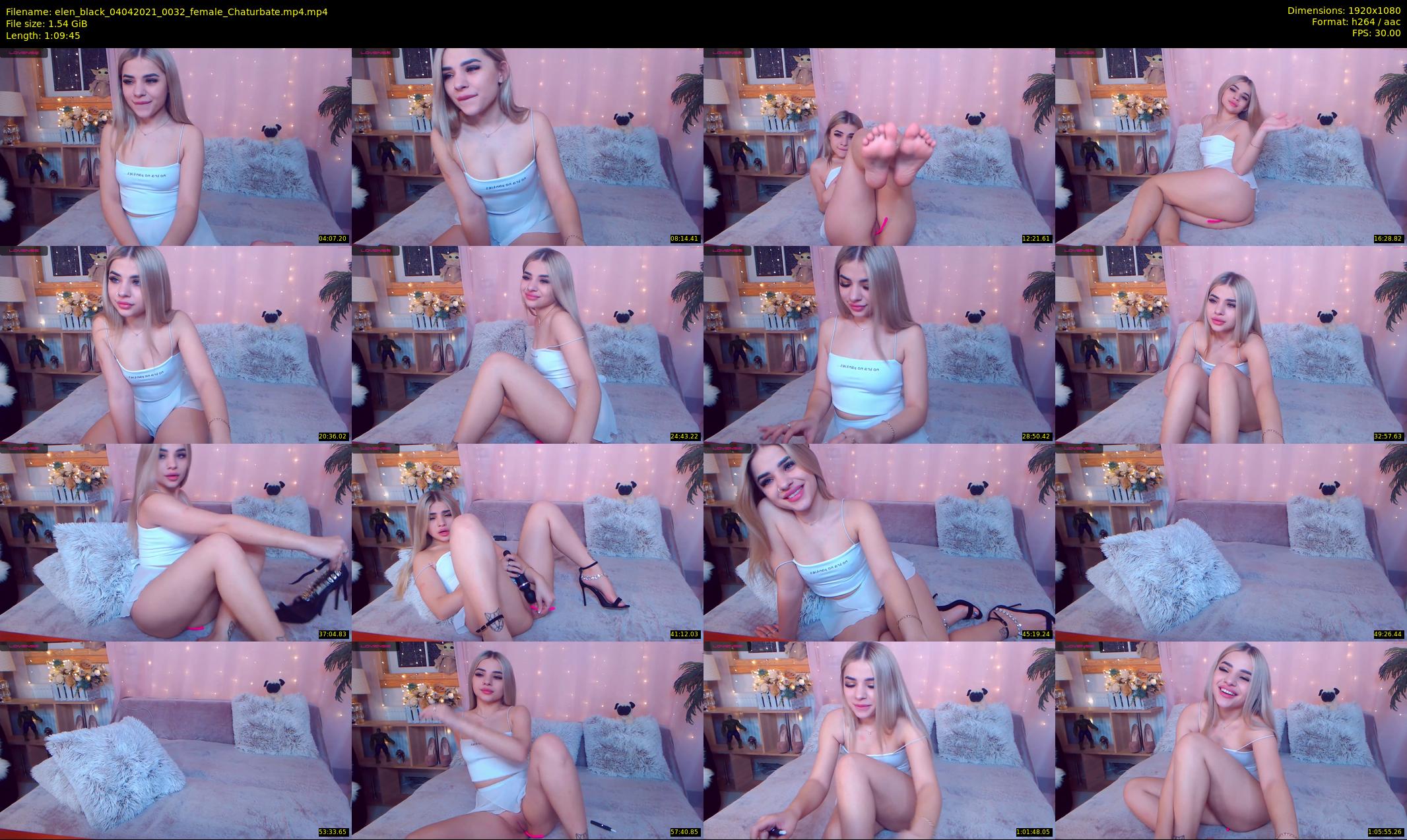 elen_black — 70 minute Chaturbate female cam show recording, 1080p, Apr 4, 2021