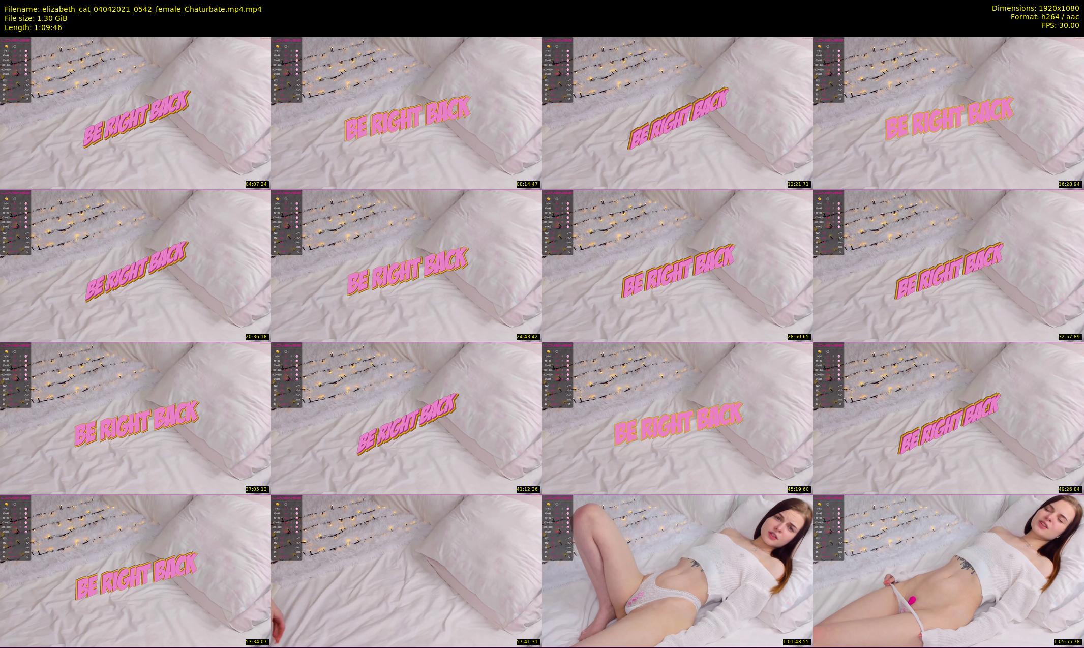 elizabeth_cat — 70 minute Chaturbate female cam show recording, 1080p, Apr 4, 2021